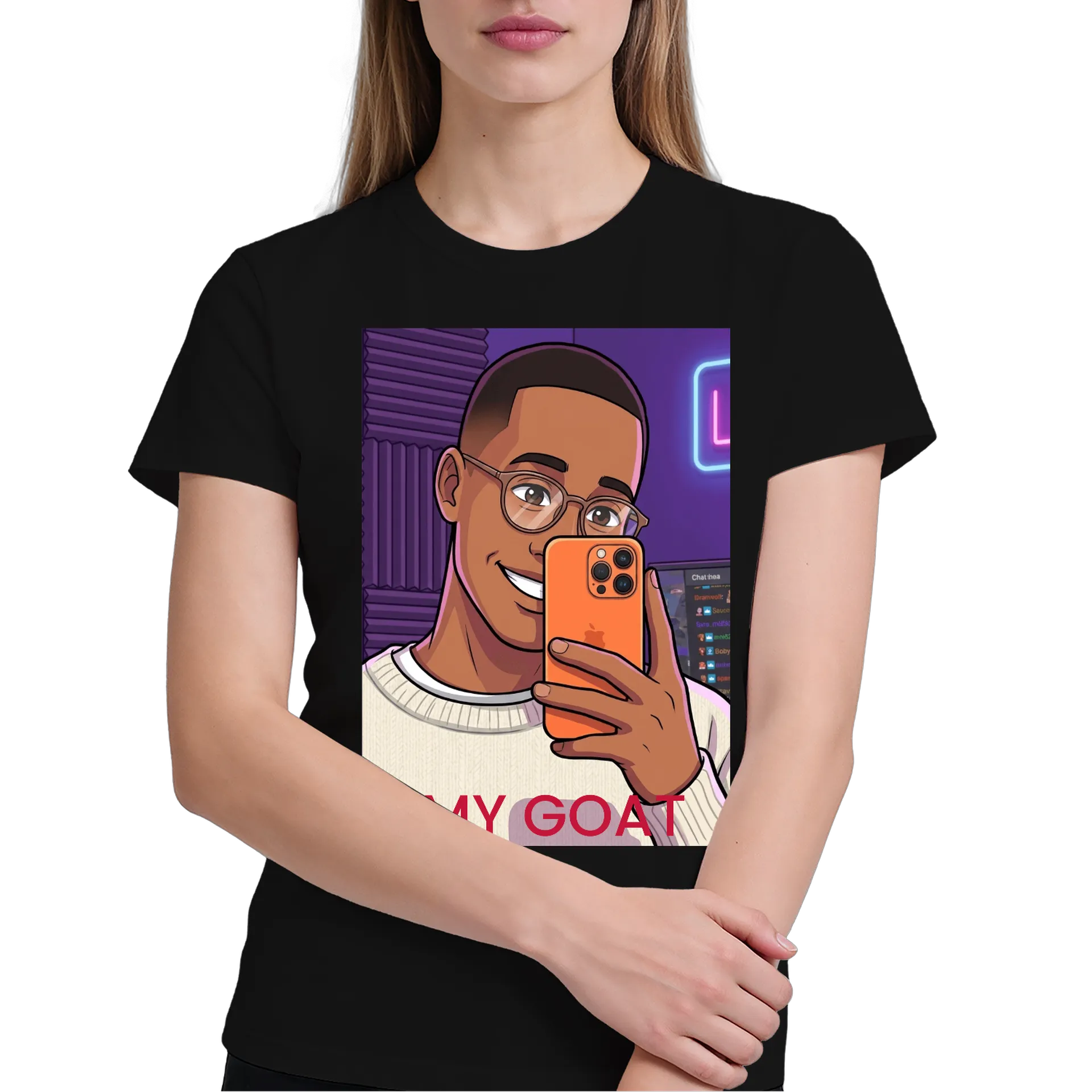 Camiseta Homem Digital My Goat 100% Algodão de vexthar — imagem 3 de 6