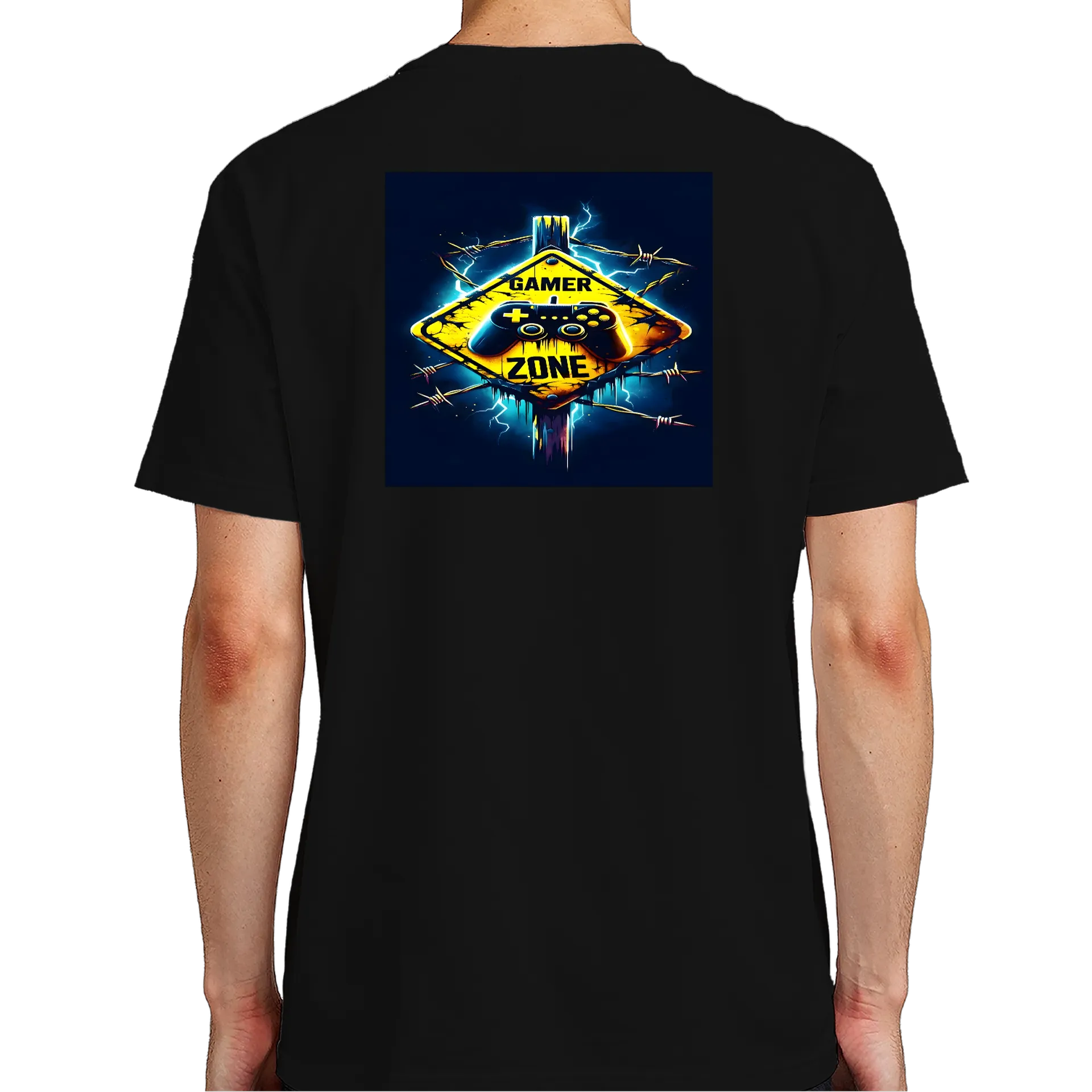 Camiseta Zona Gamer 100% Algodão Preto de WillianBruchksGamer  — imagem 6 de 6