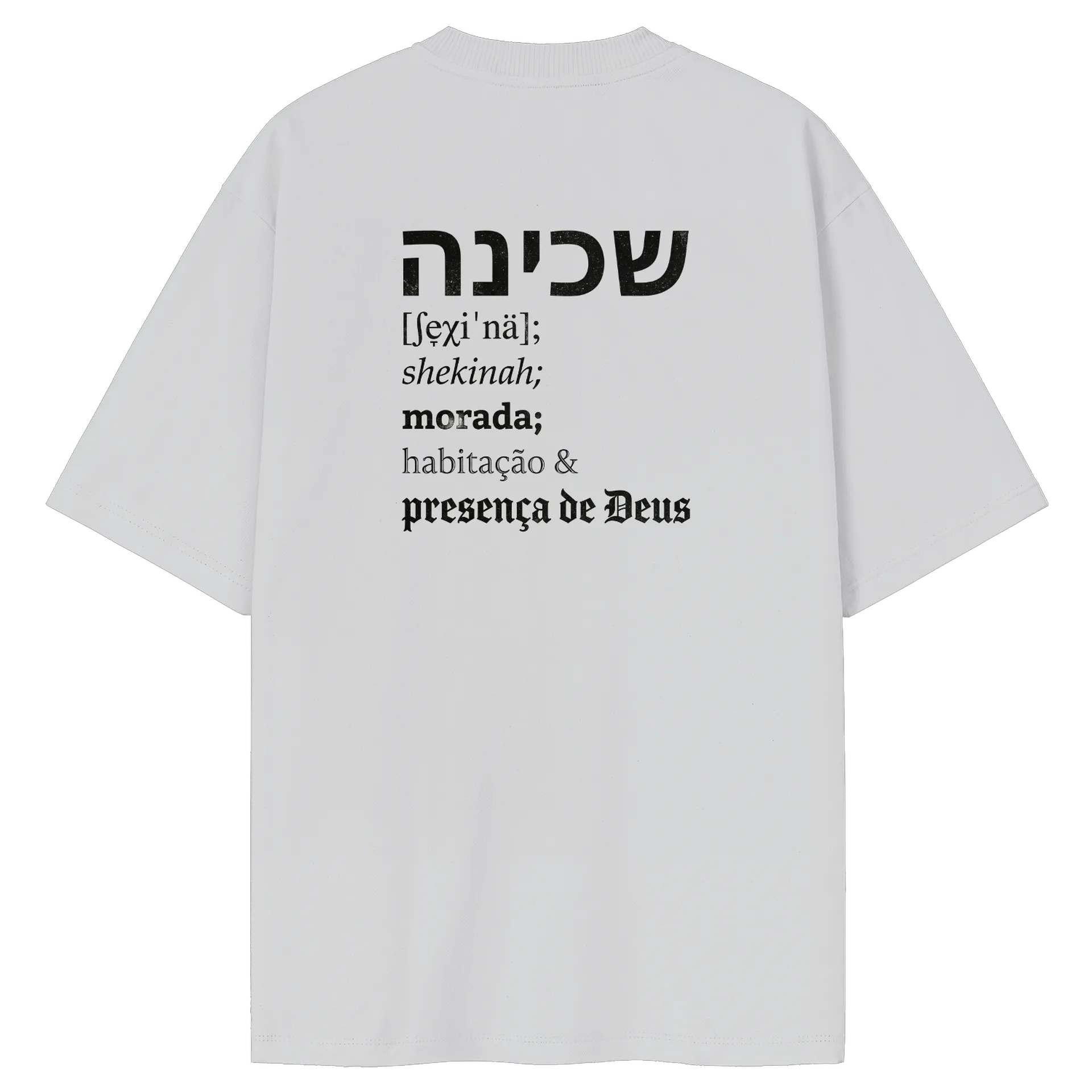 Camiseta Skn Hebraico White - Imagem 2