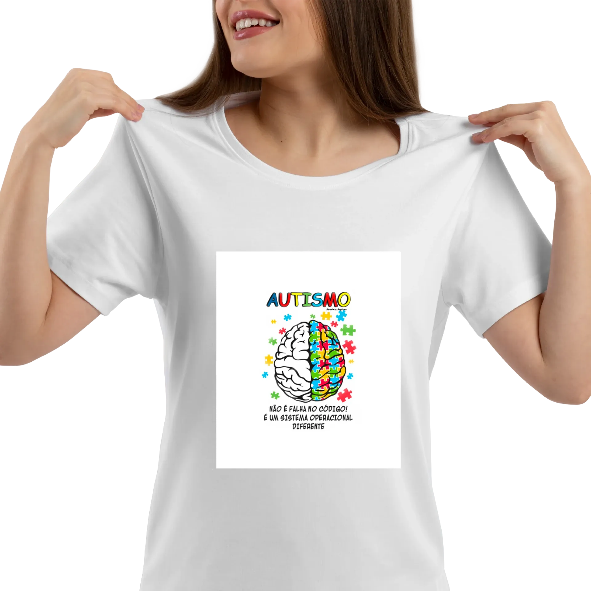 Camiseta Autismo Cérebro Neurodivergente - Imagem 3