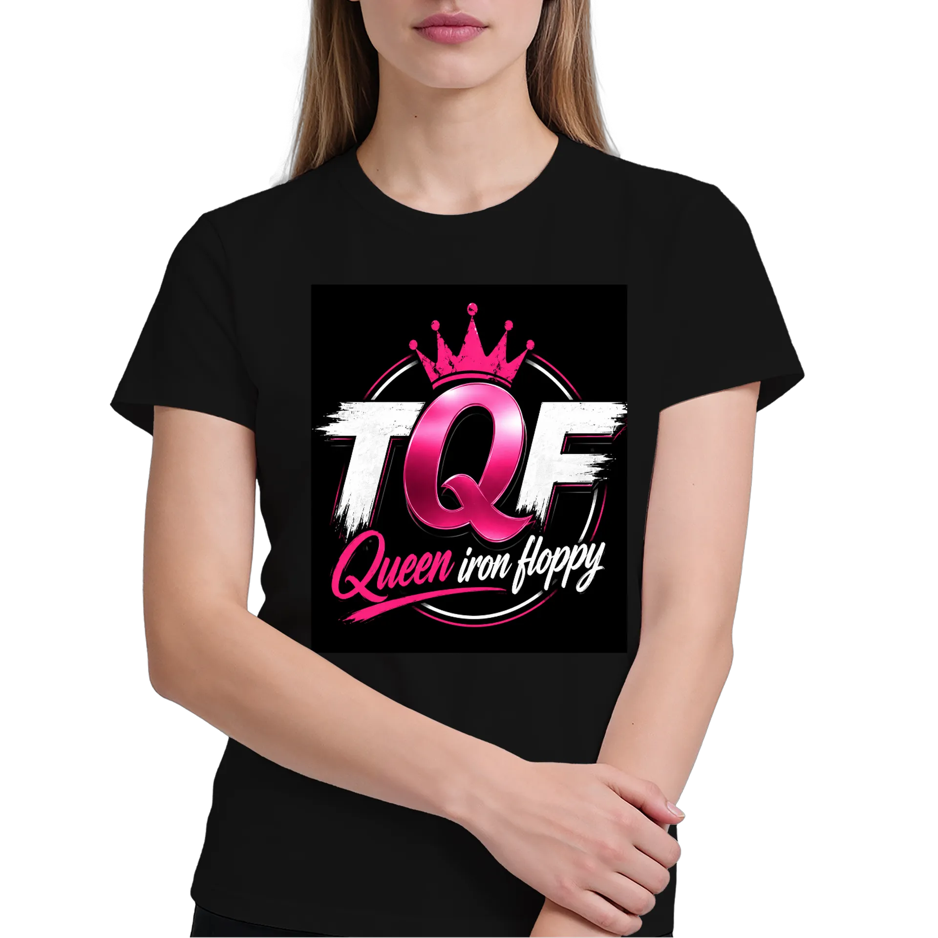 Camiseta Estampa Queen Iron Floppy 100% Algodão - Imagem 4
