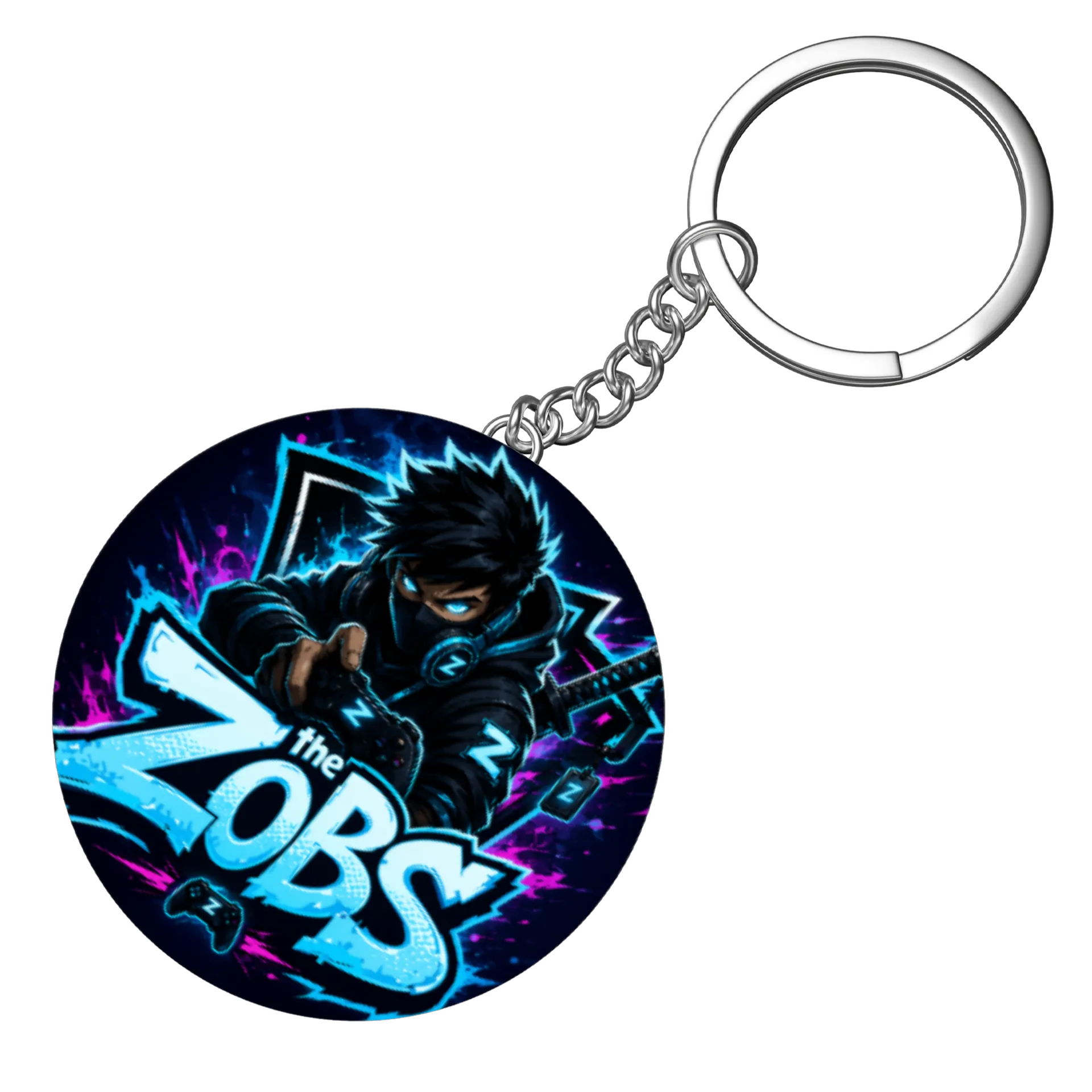 Chaveiro The Zobs Ninja! 5x5cm - Imagem 4
