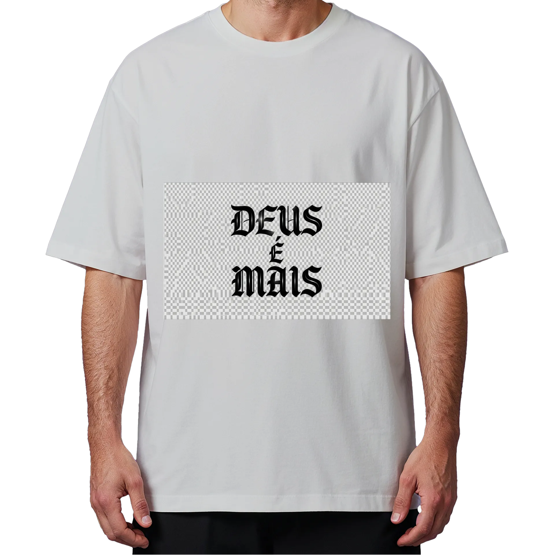 Camiseta Oversized - Deus é mais - Imagem 4