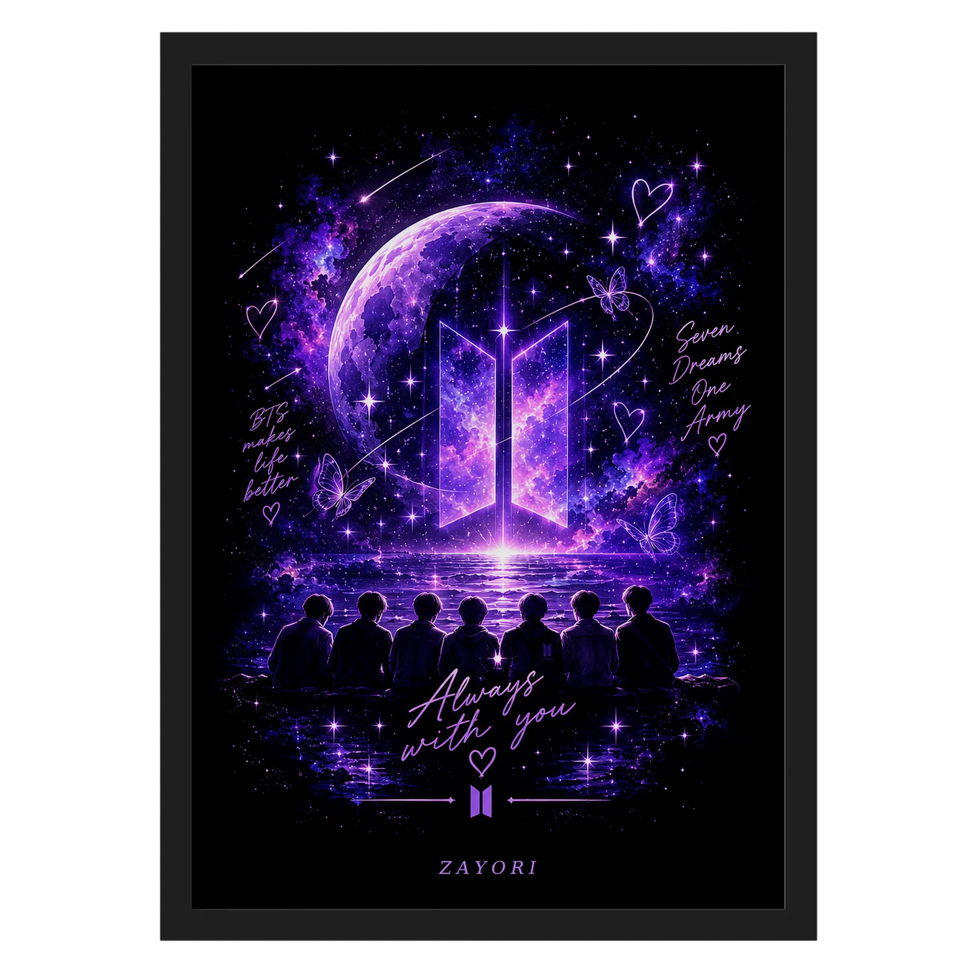 Lua Roxa Galaxy Army - Zayori - Imagem 1