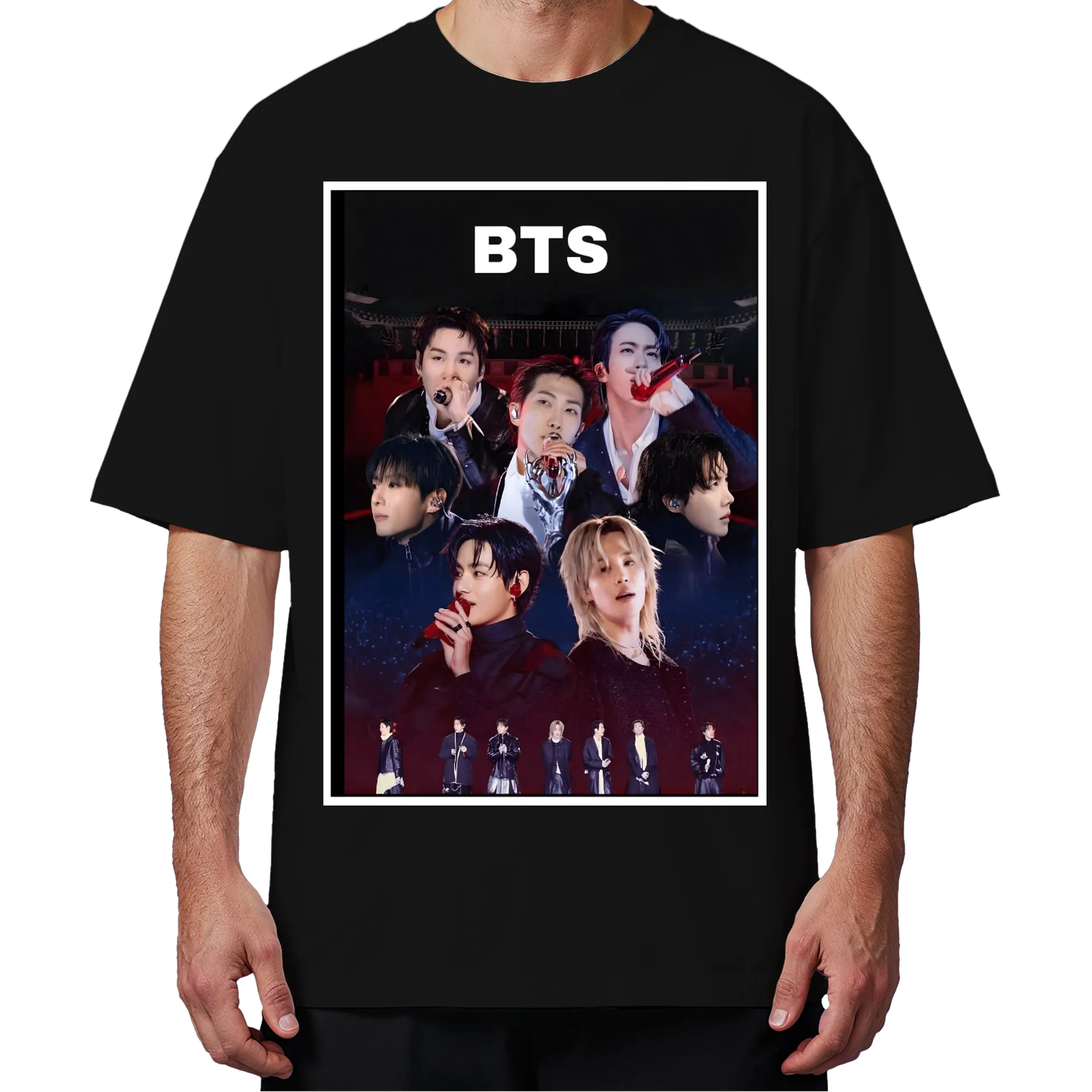 Camiseta Oversized BTS - Imagem 4