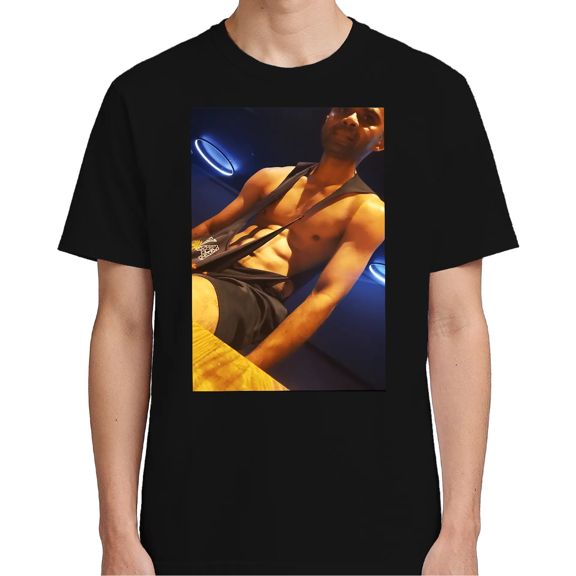 Camiseta Personalizada Preto 100% Algodão - Imagem 5