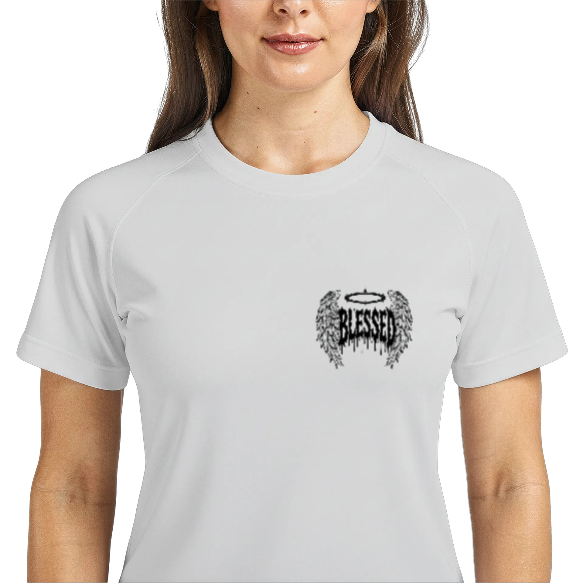 Camiseta Dry-Fit CMB "Blessed" - Branco - Imagem 3