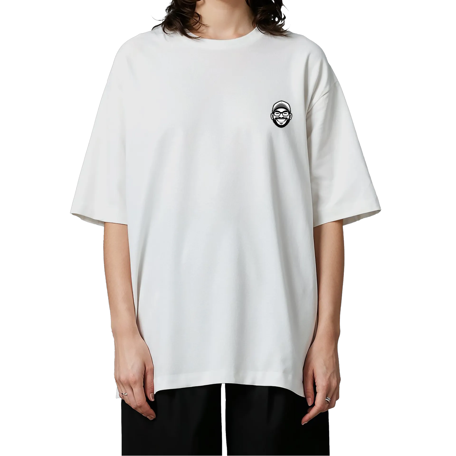 Camiseta Oversized V3 Branca de M13 STORE — imagem 3 de 6