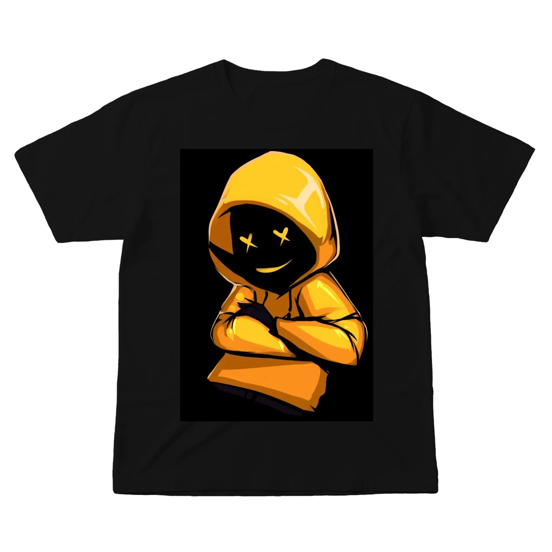 Camiseta Cabeça Amarela Encapuzada 100% Algodão - Imagem 1