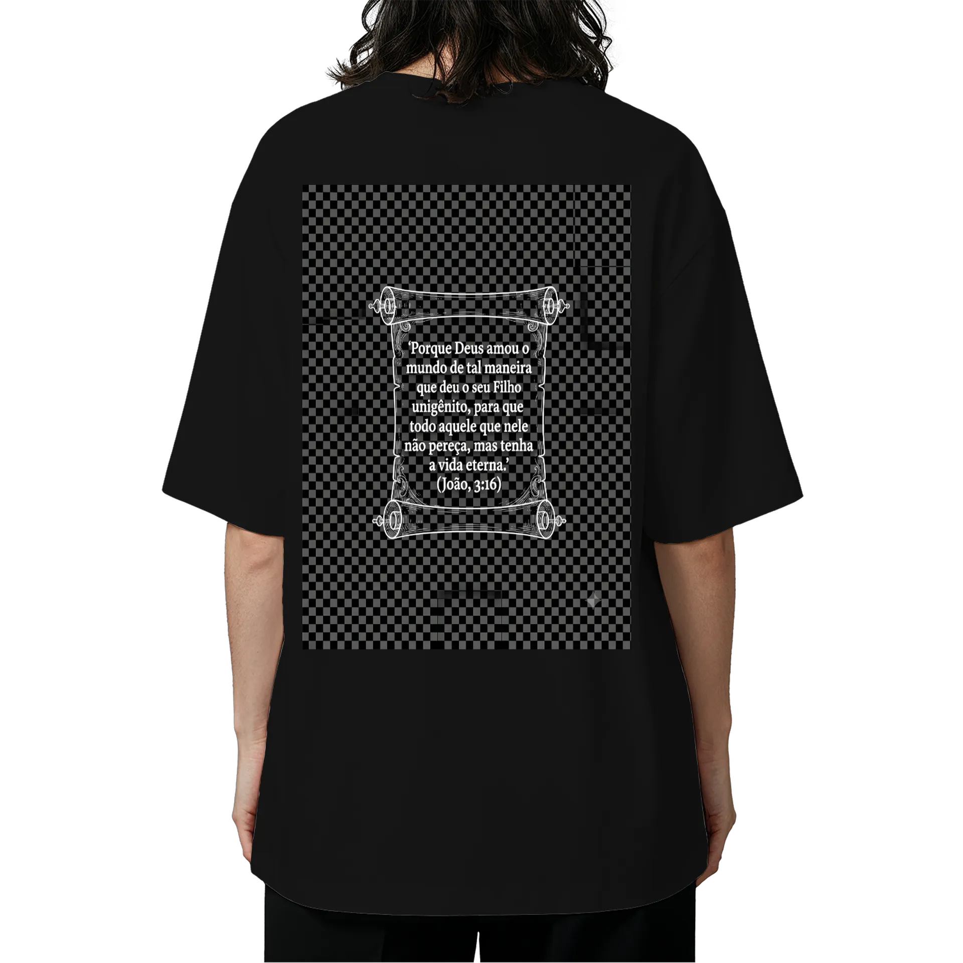 Camiseta Oversized - João 3:16 - Imagem 5