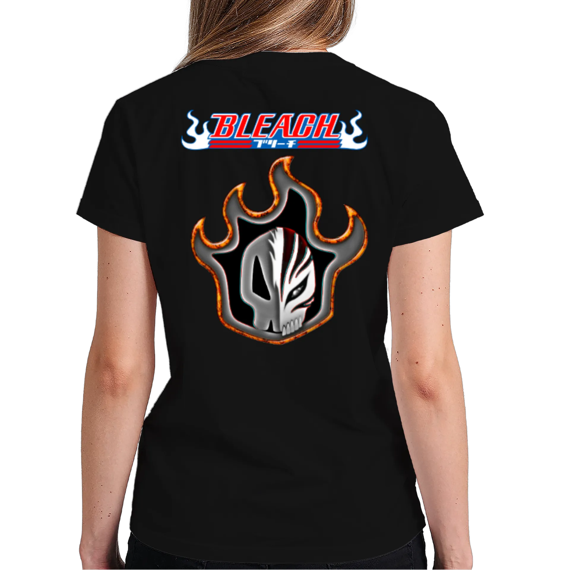 Camiseta Bleach Estampa Chamas 100% Algodão - Imagem 6