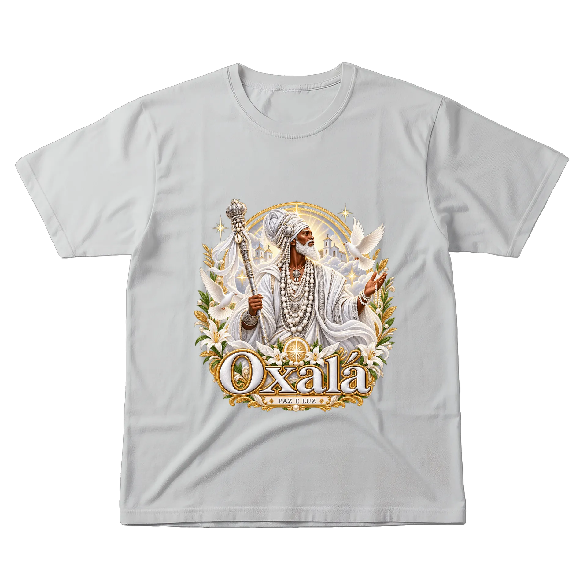 Camiseta Oxalá  de Girassol Místico  — imagem 1 de 6