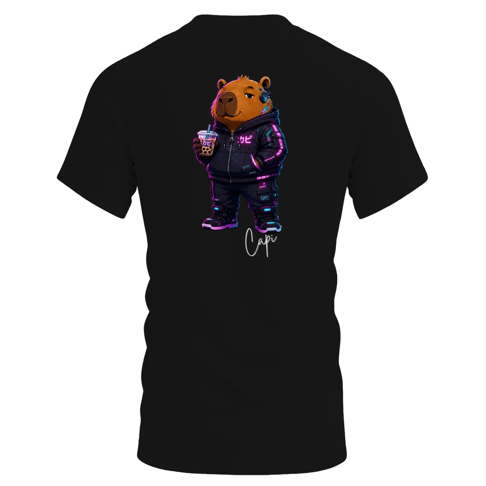 Camiseta DryFit Capi - CyberPunk de Capyverso - byCARLETTI — imagem 2 de 6