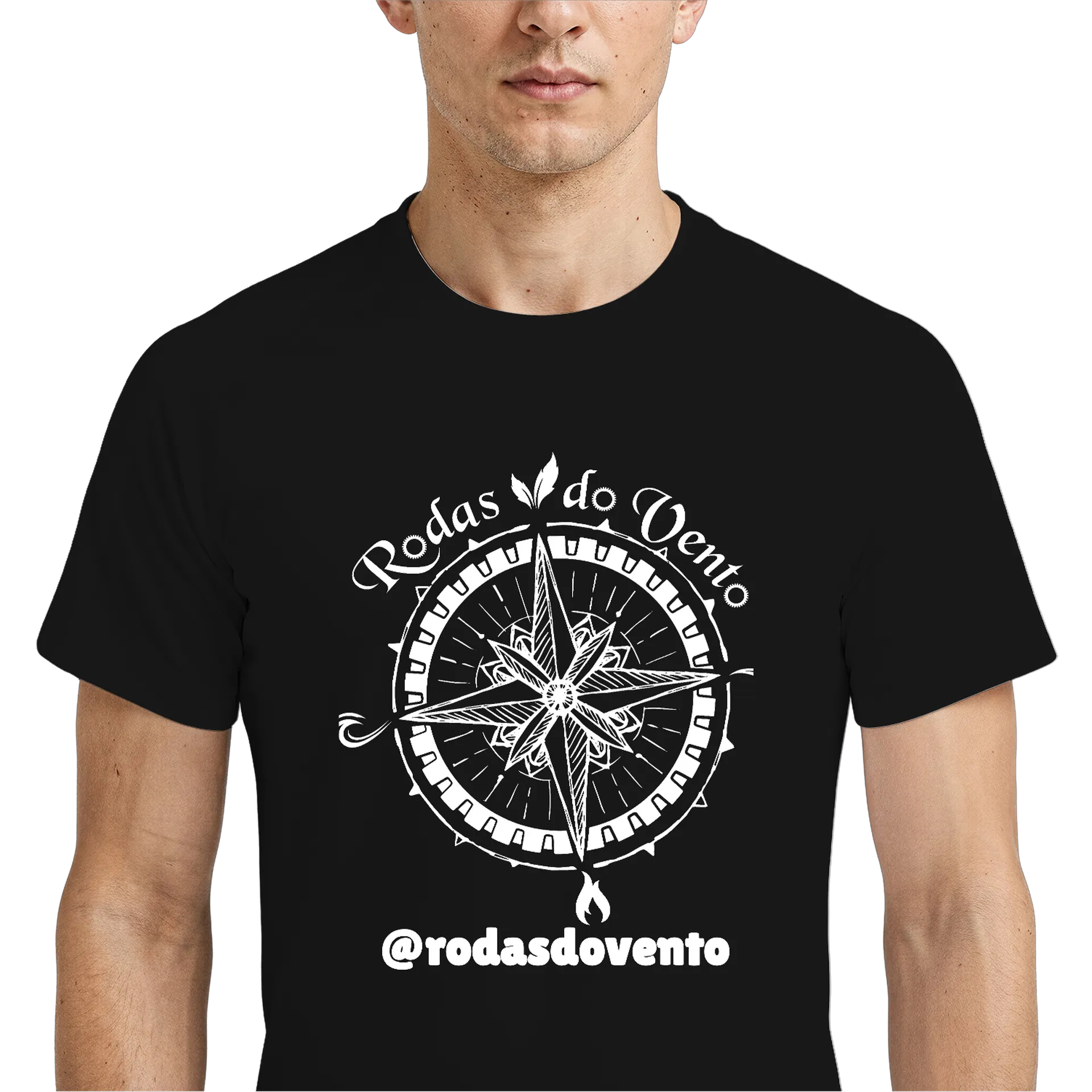 Camiseta DryFit Rodas Preta - Imagem 4