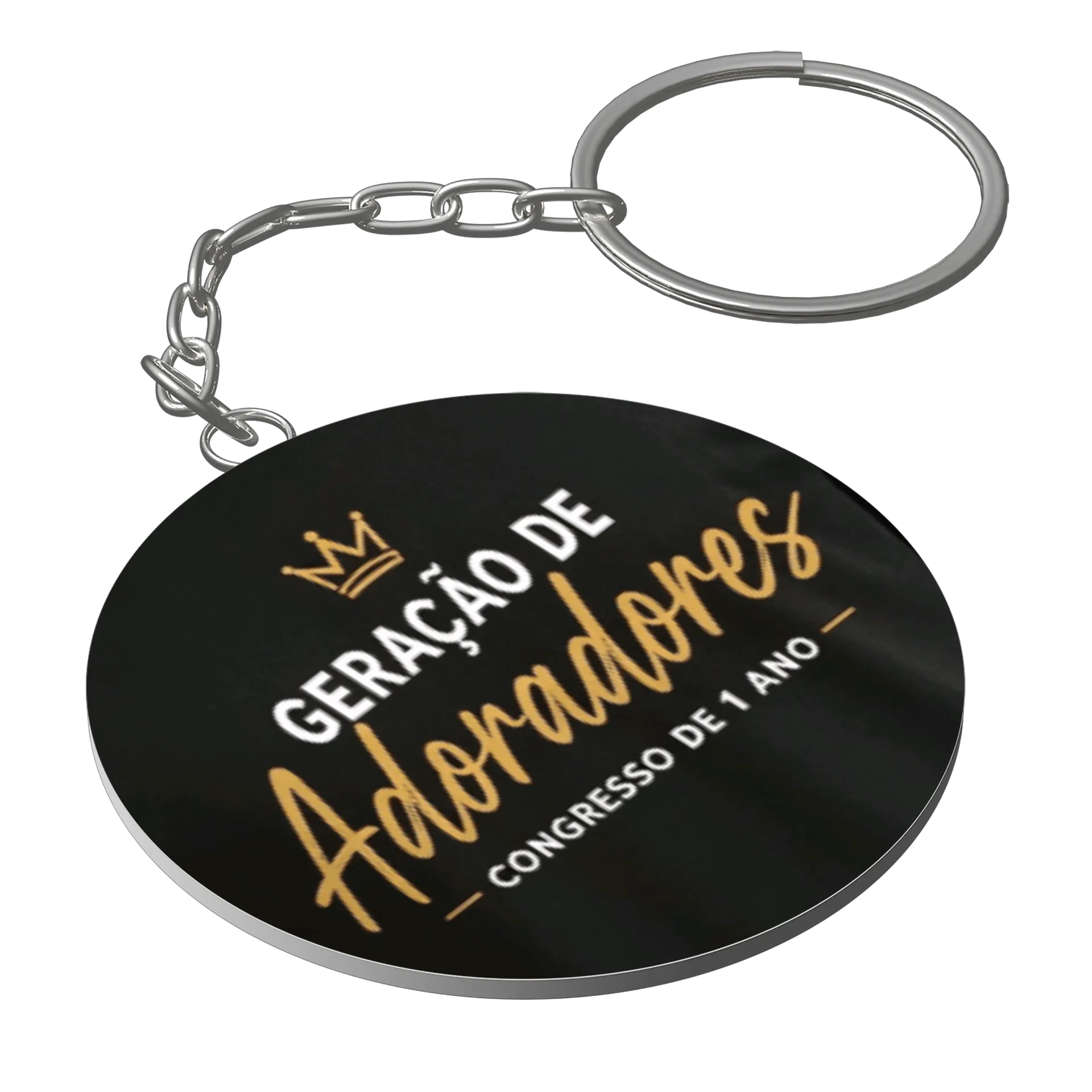 Chaveiro MDF Geração de Adoradores 5x5cm - Imagem 1