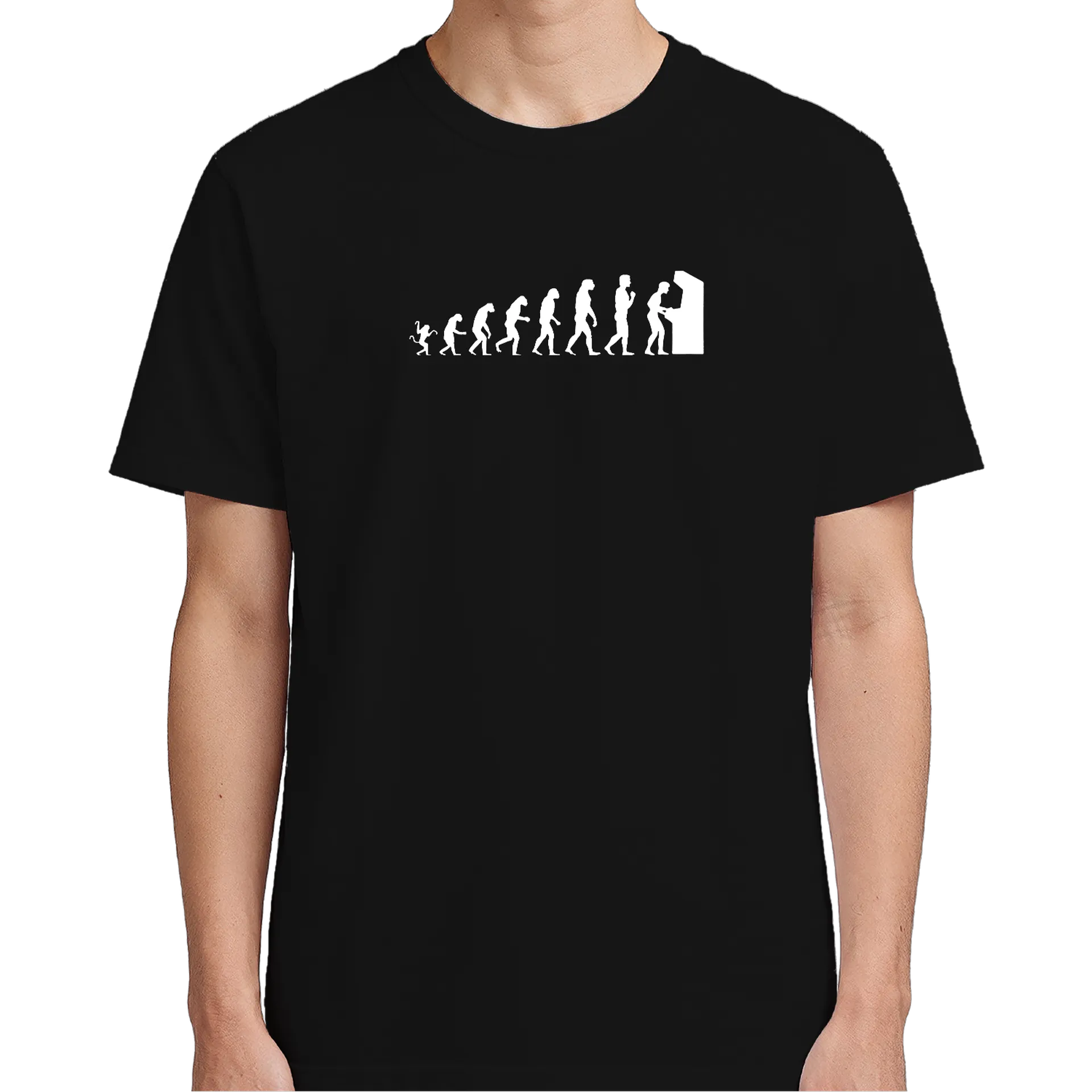 Camiseta Unissex Cores Escuras - Evolução Arcade Gamer - Imagem 5