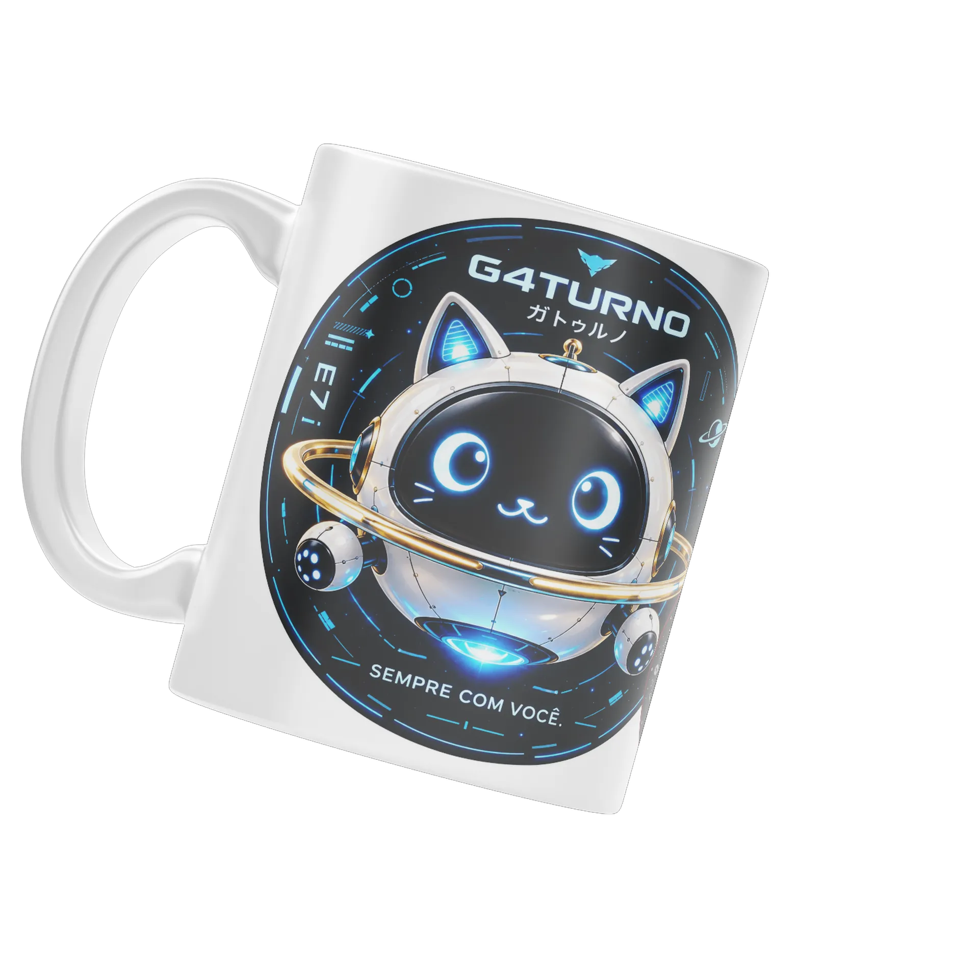 Caneca Porcelana G4turno Universo Cosmos Alexander 325ml - Imagem 3