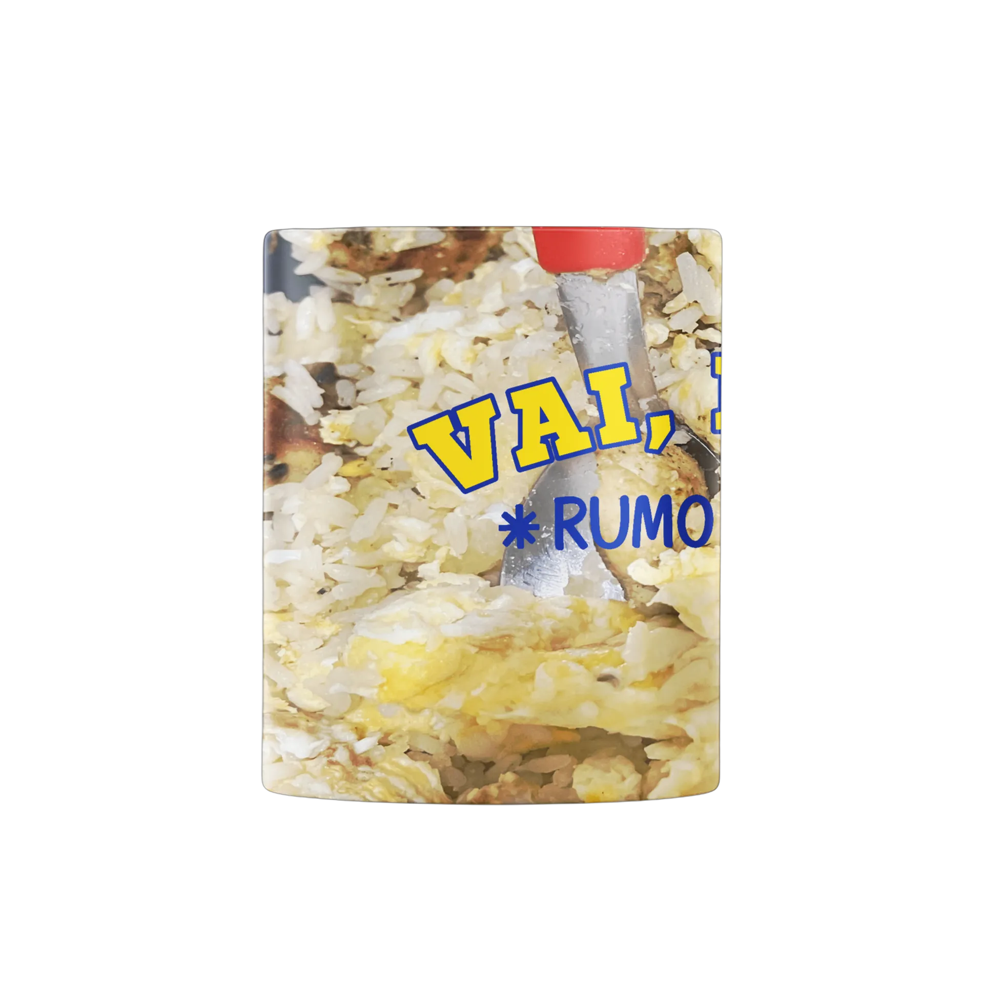 Caneca Porcelana Estampa VAI BRASário 325ml de Cookie — imagem 2 de 4