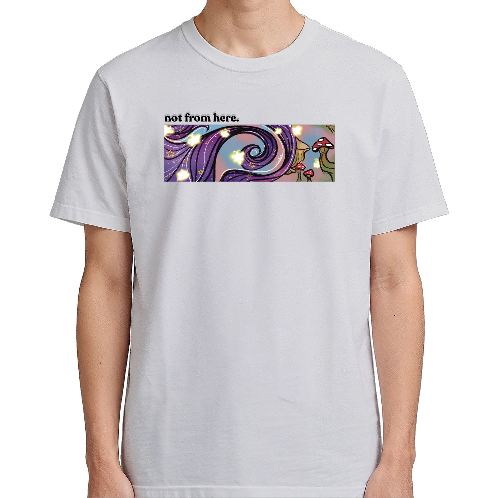 Camiseta NOT FROM HERE - Imagem 5