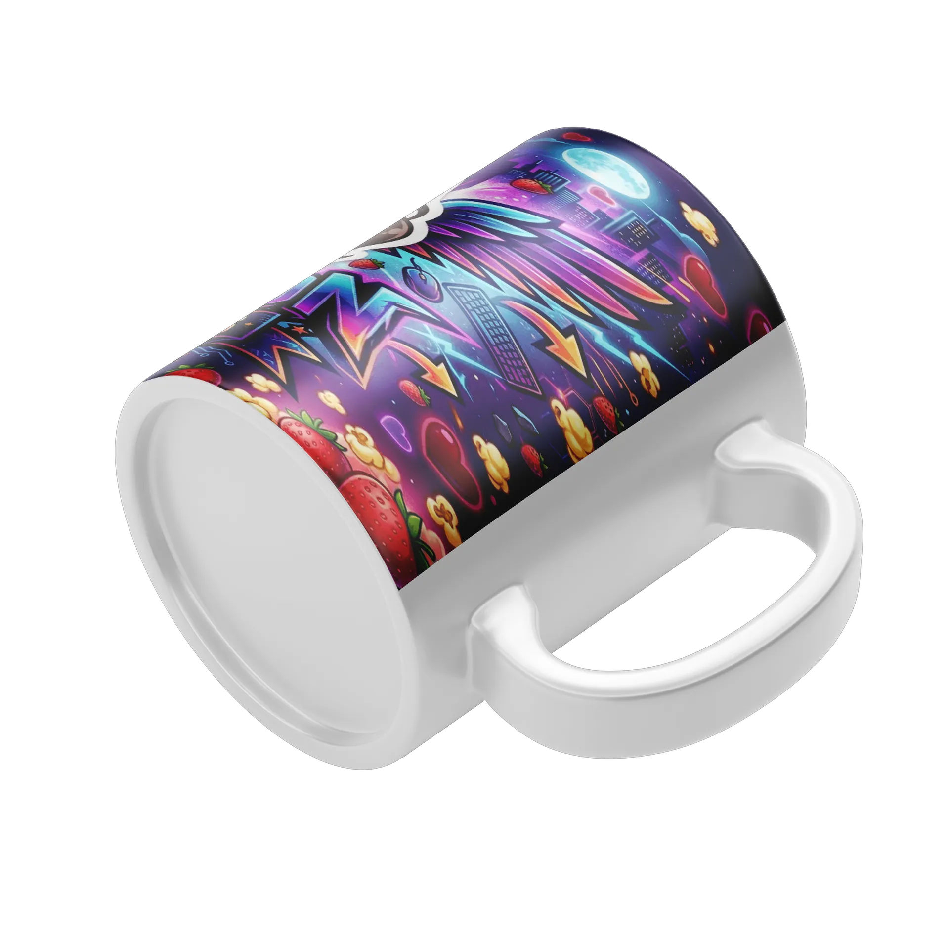 Caneca Porcelana Naychron Streamers Estilo Cartoon 325ml - Imagem 4