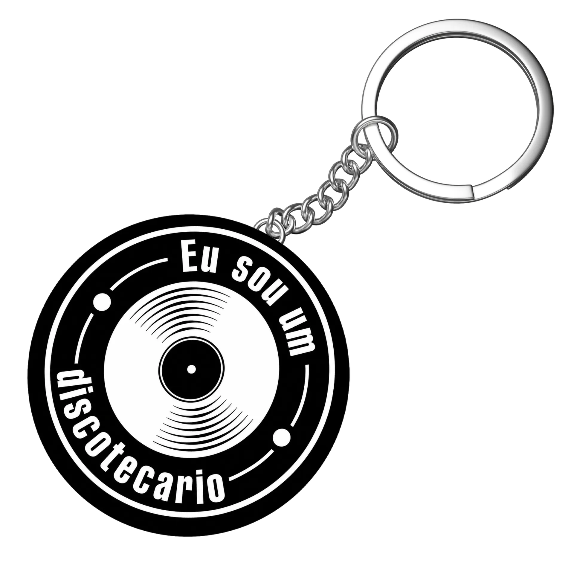Chaveiro "Eu sou um Discotecário" - Imagem 4