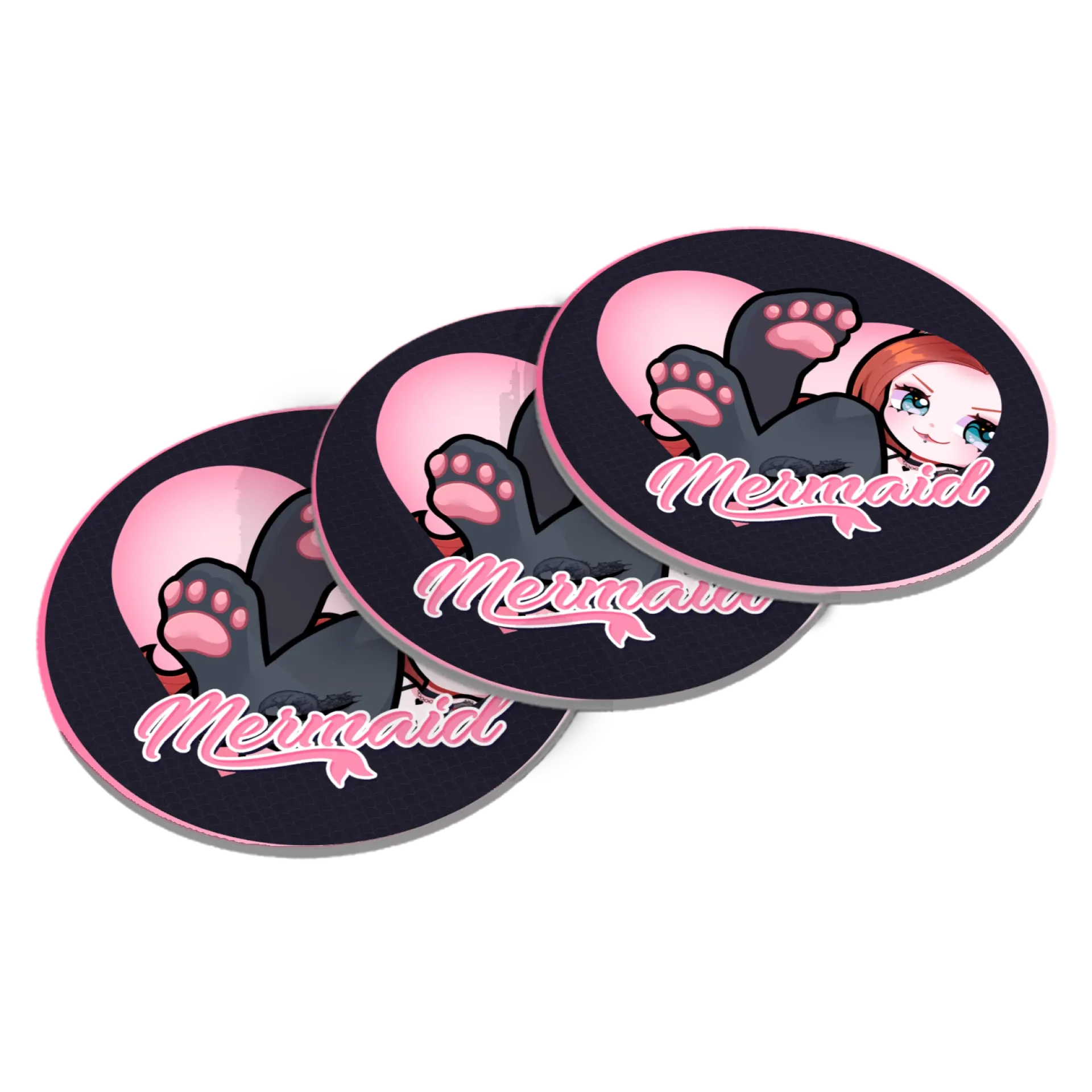 Porta-copos Mermaid 🩷 Paws Collection 🐾 de Mermaid