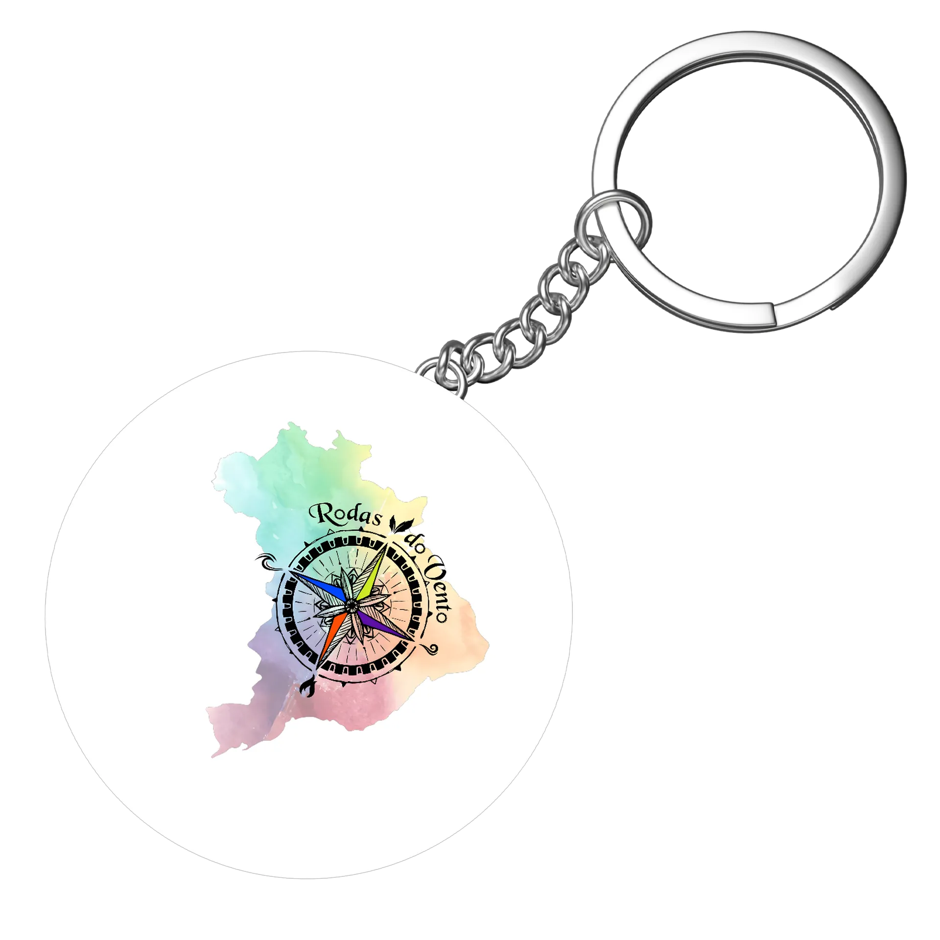 Chaveiro Roda o Mundo de RodasdoVento — imagem 3 de 3