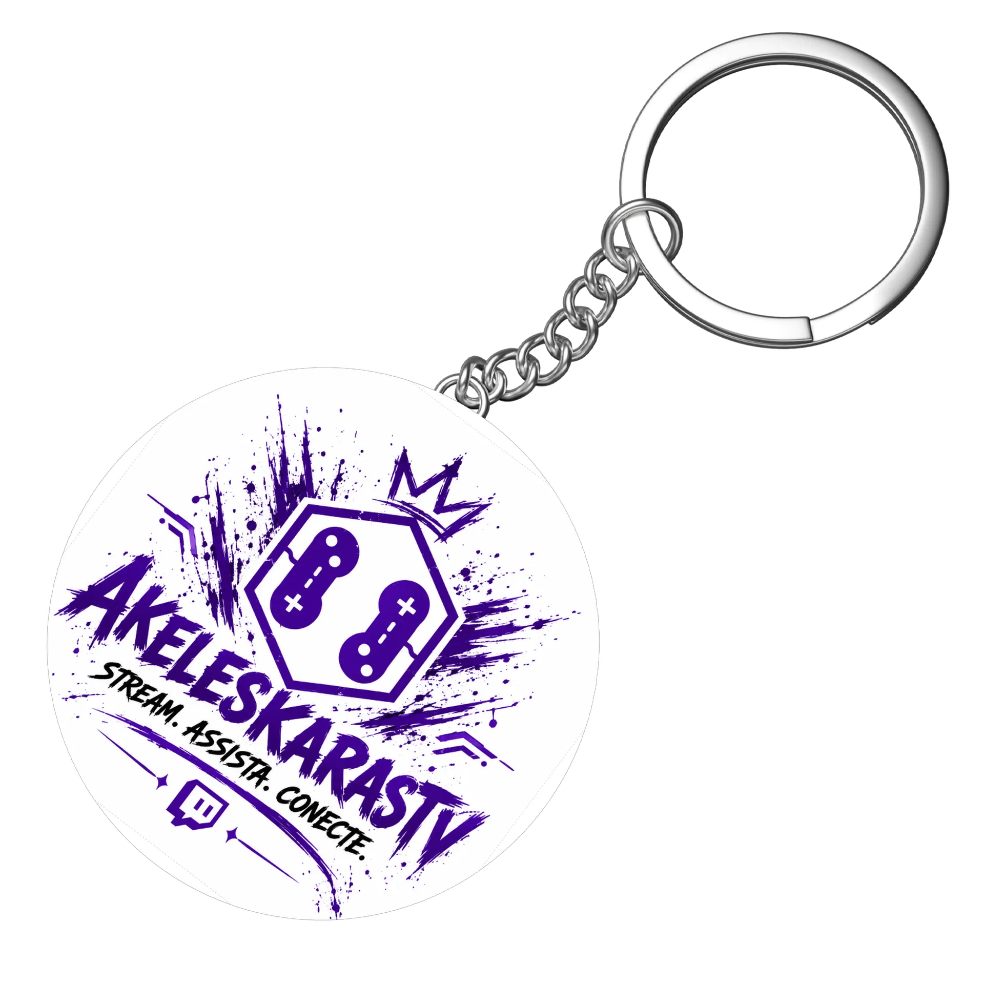 Chaveiro personalizado de akeleskarastv — imagem 3 de 3