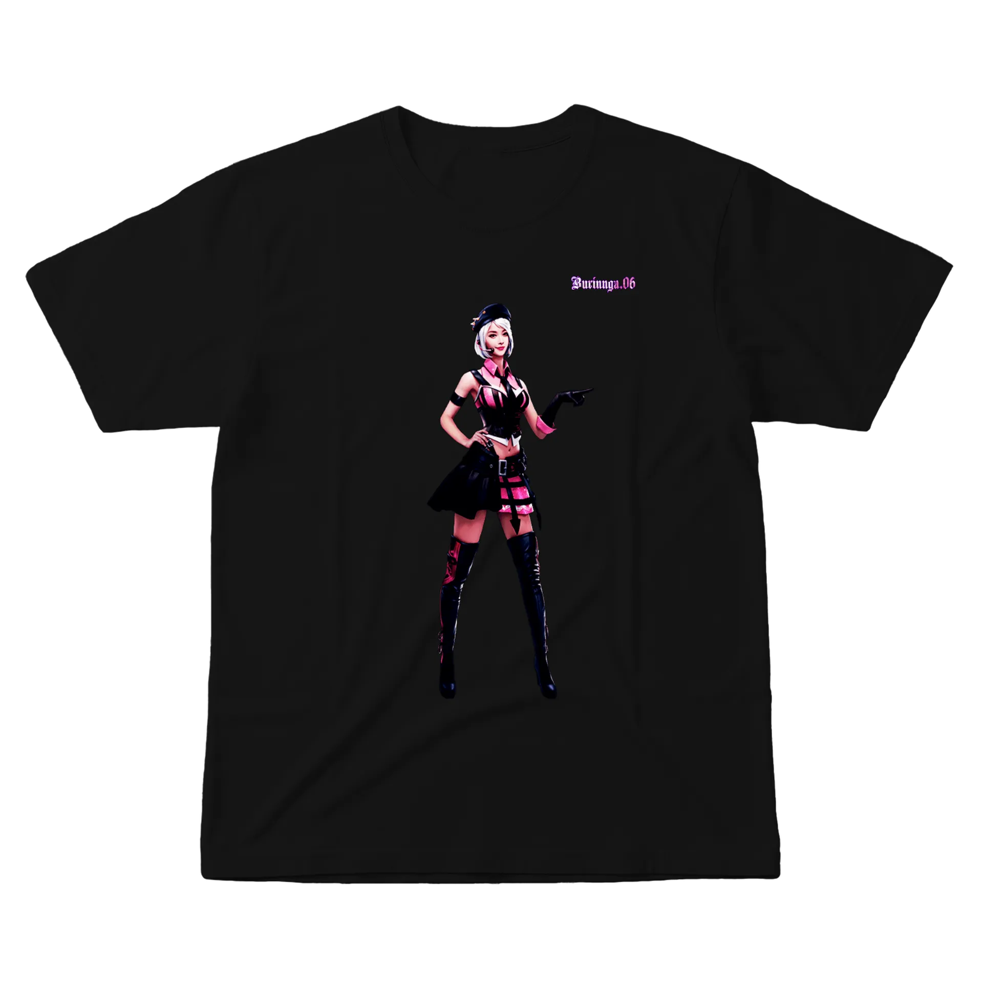 Camiseta personalizada FREE FIRE KAPELLA - Imagem 1