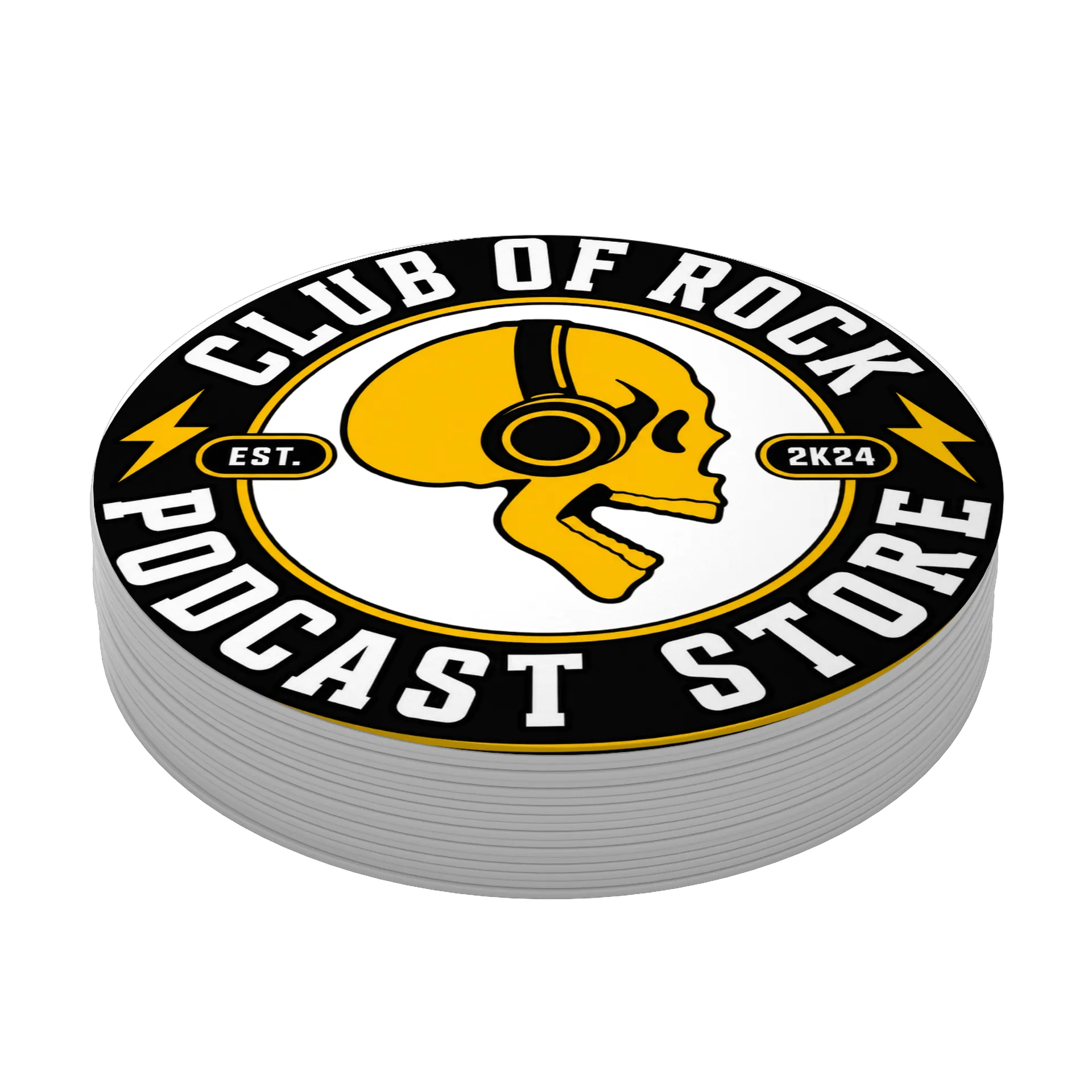 Porta-Copos em MDF – Club Of Rock Podcast ☕🔥🤘 de Club Of Rock Podcast Store  — imagem 3 de 3
