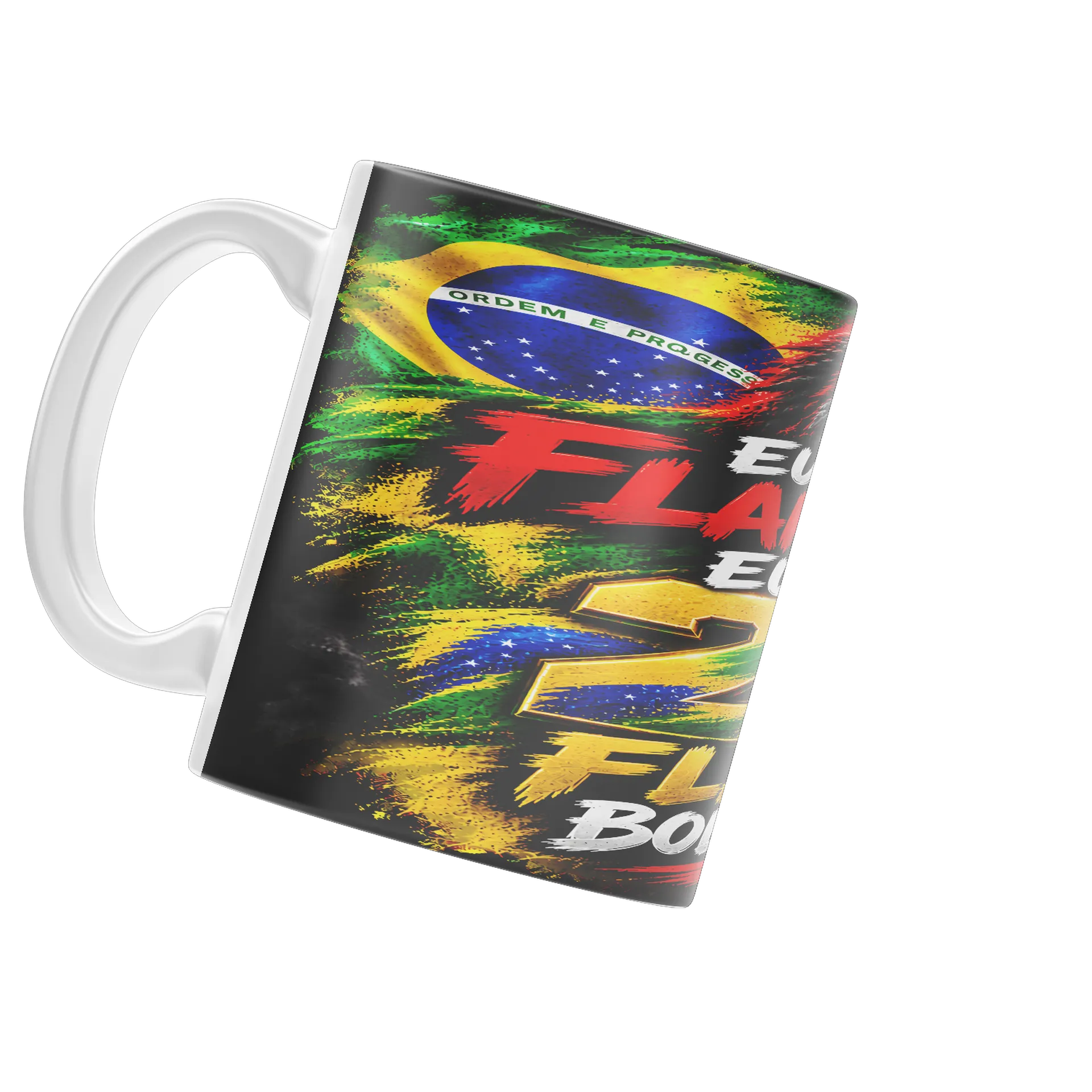 Caneca Porcelana Eu Sou 22 325ml - Imagem 3