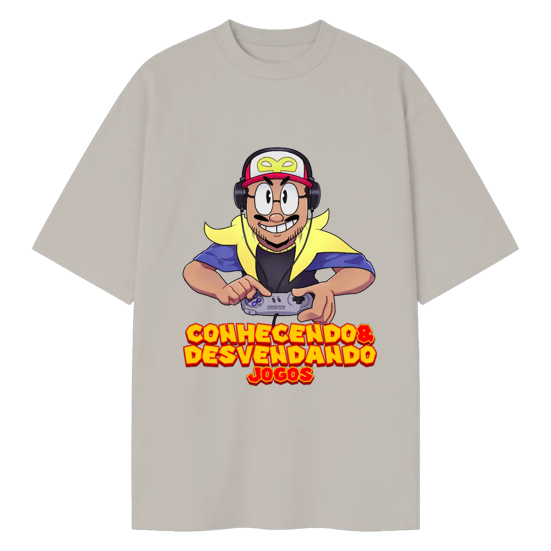 Camiseta Oversized CeD Jogos - Imagem 1