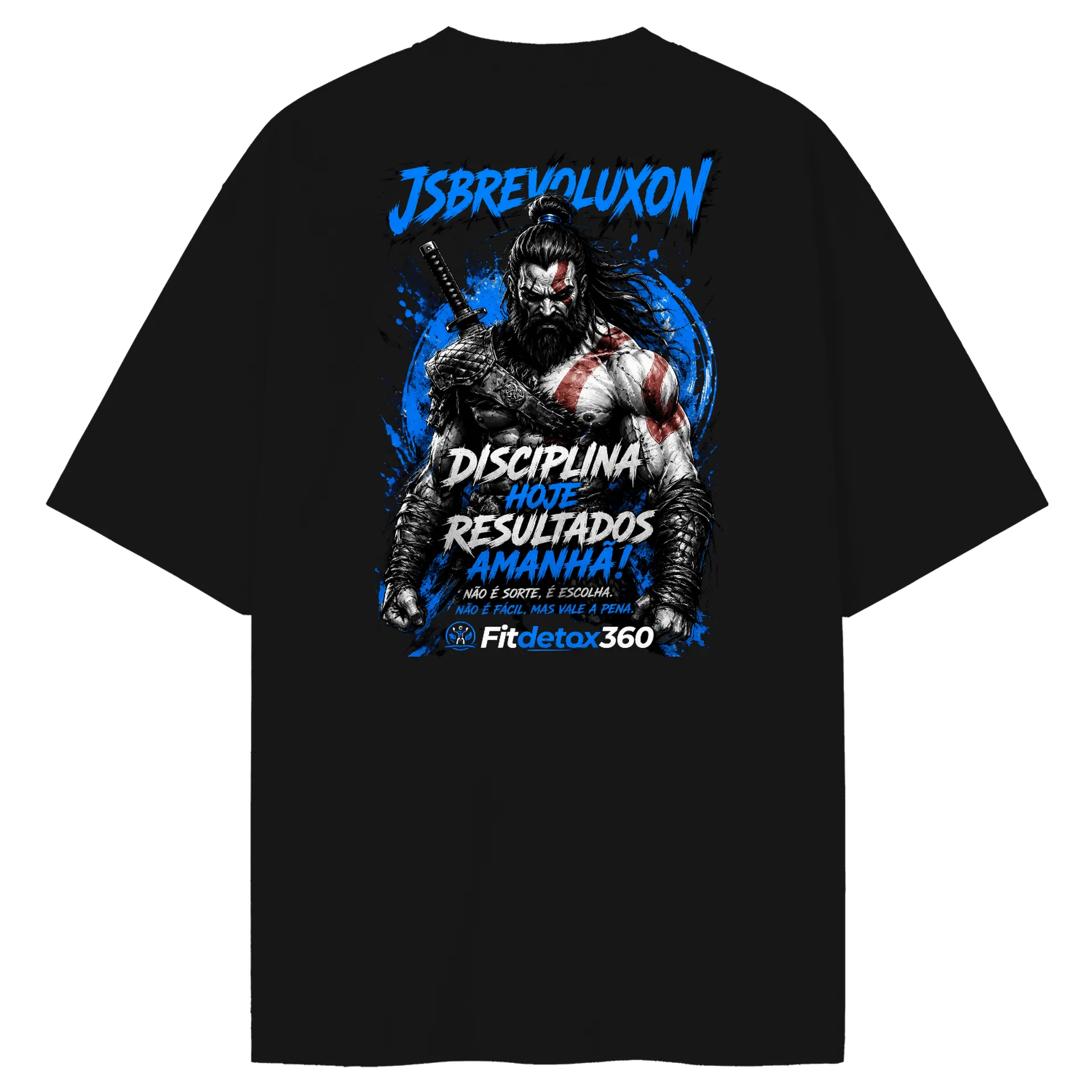 Camiseta Oversized JsbrevoluxonDisciplina & Foco Premium Tee - Imagem 2