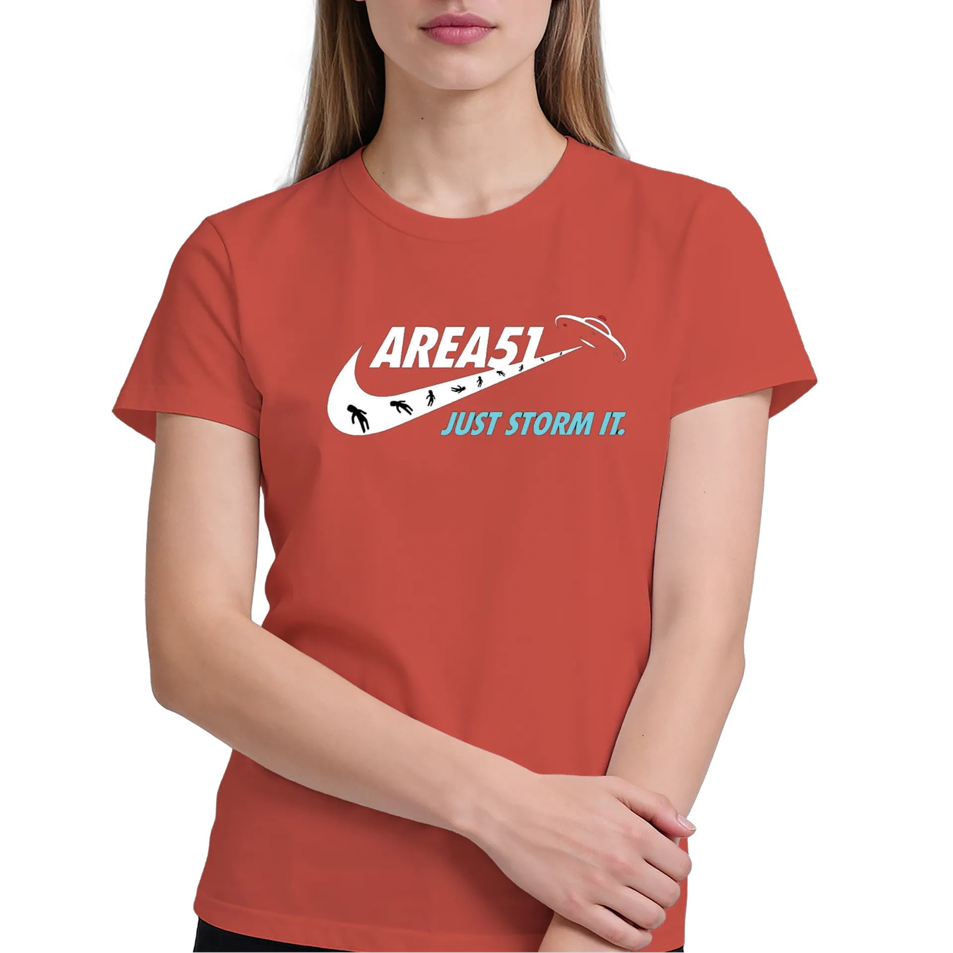 Camiseta Área 51 Just Storm It 100% Algodão - Imagem 4