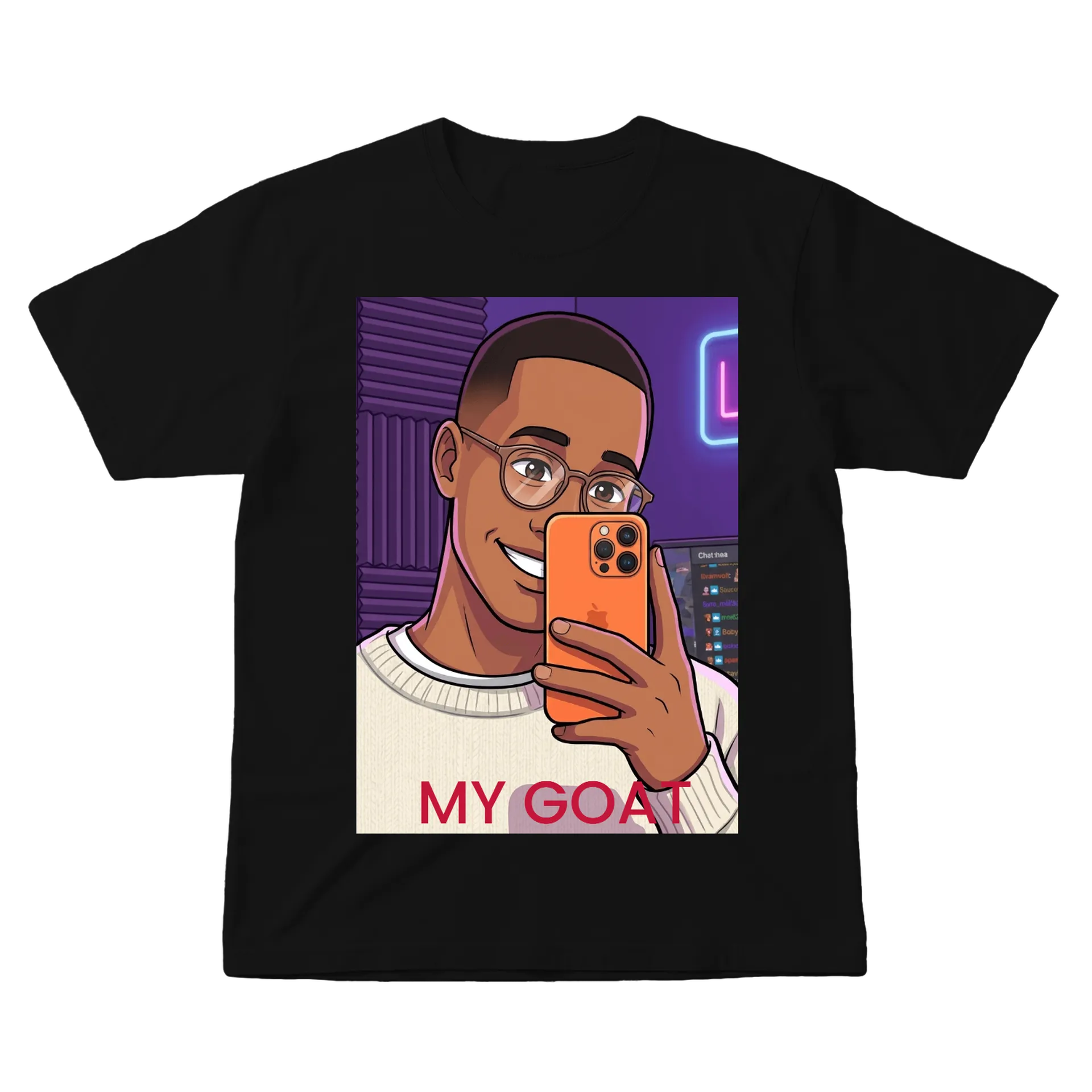 Camiseta Homem Digital My Goat 100% Algodão de vexthar — imagem 1 de 6