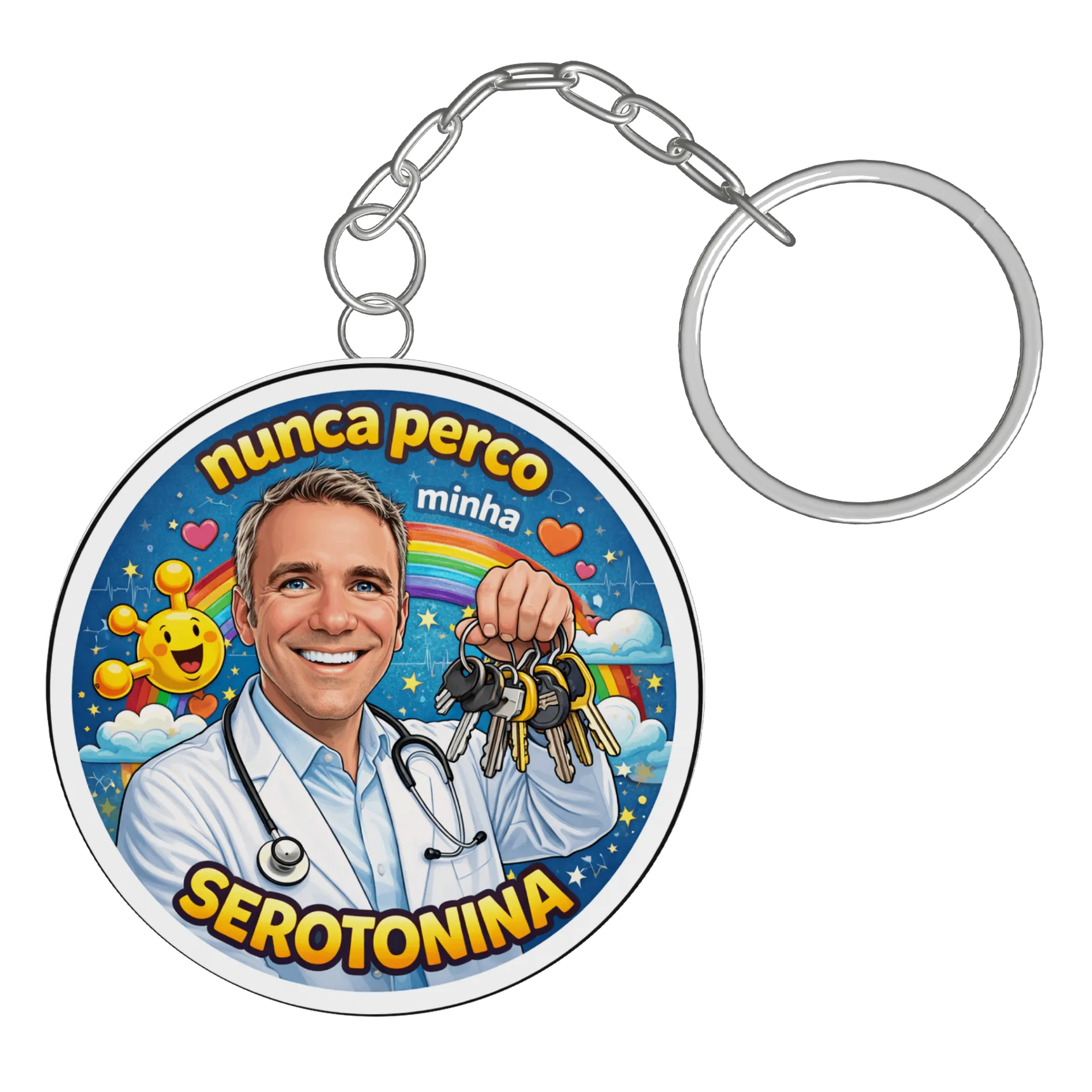 Chaveiro personalizado de Dr.Serotonina