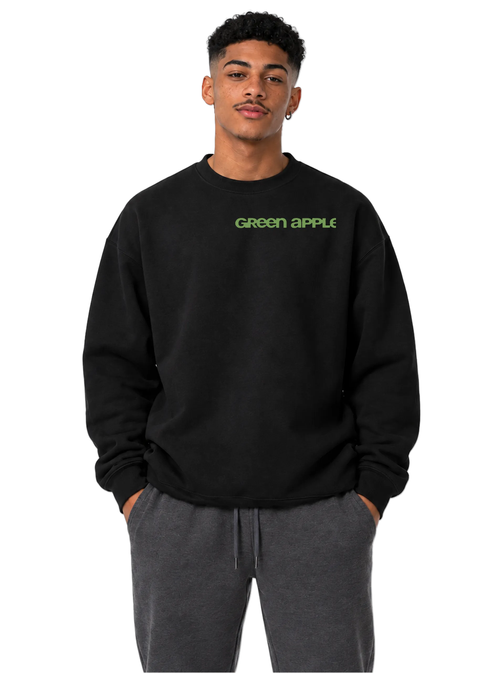 Suéter preto Green apple  - Imagem 3