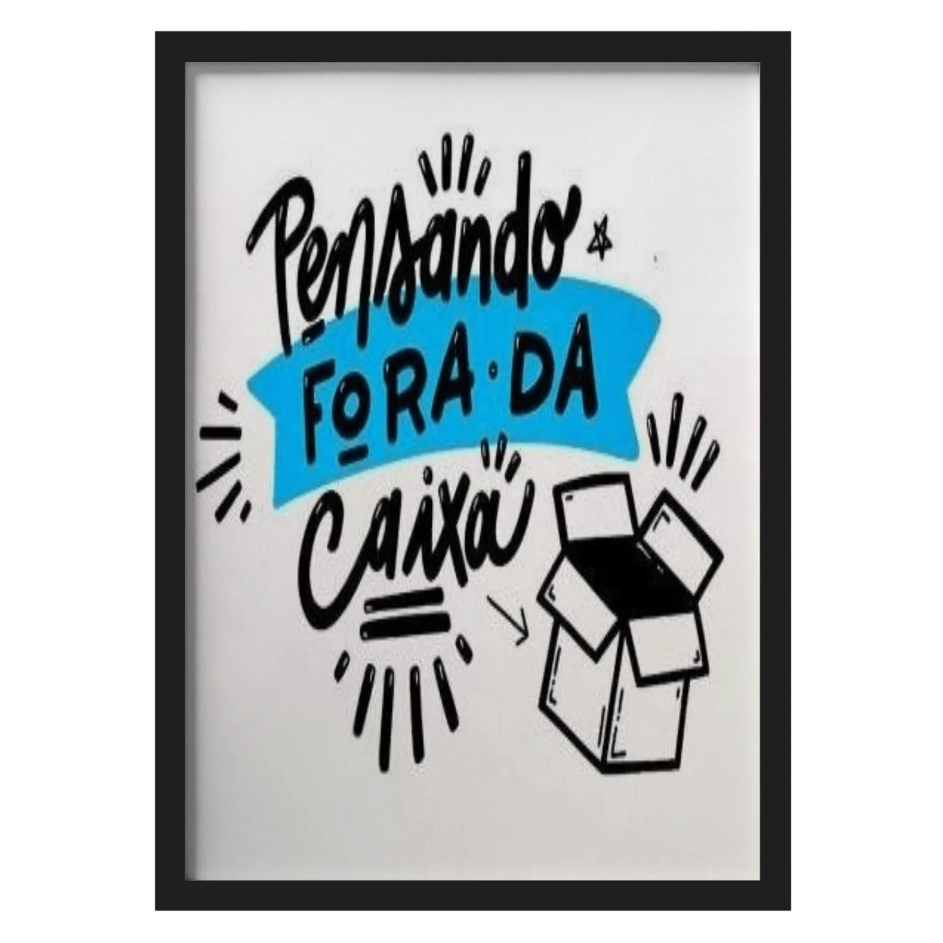 Quadro A3 personalizado Com Vidro de Francieli santiago — imagem 1 de 3