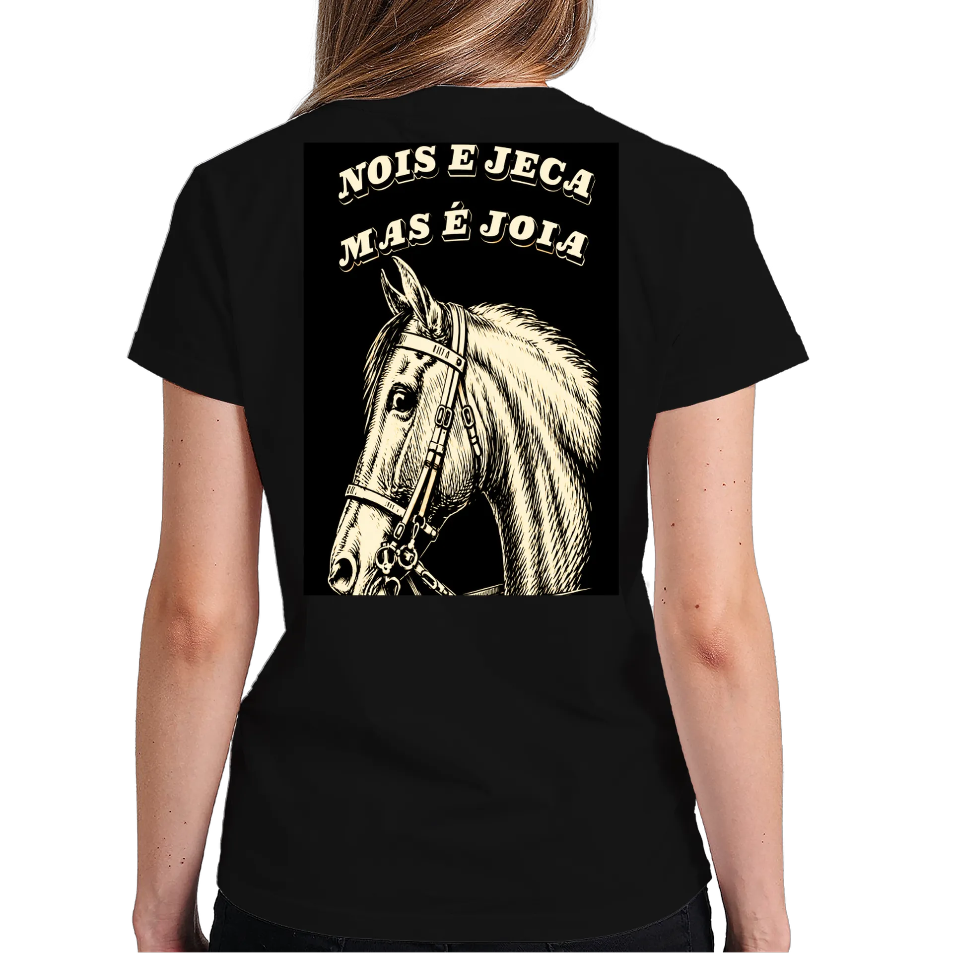 Camiseta personalizada nois é jeca  mais  e joia  de telefonemoveljp — imagem 5 de 6