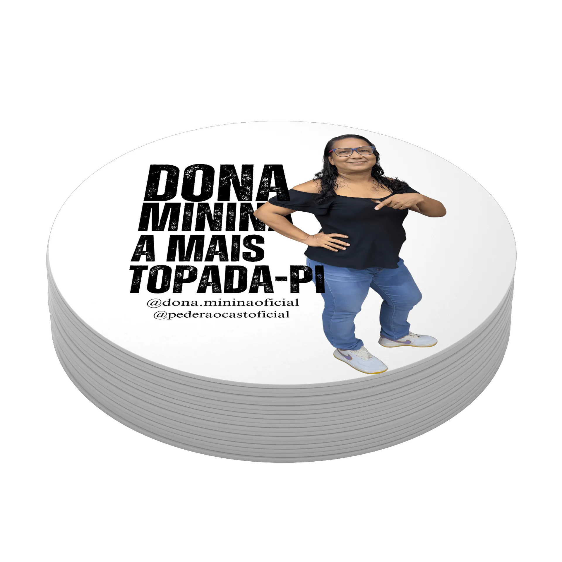 Porta-copos personalizado de Pederãocast — imagem 3 de 3
