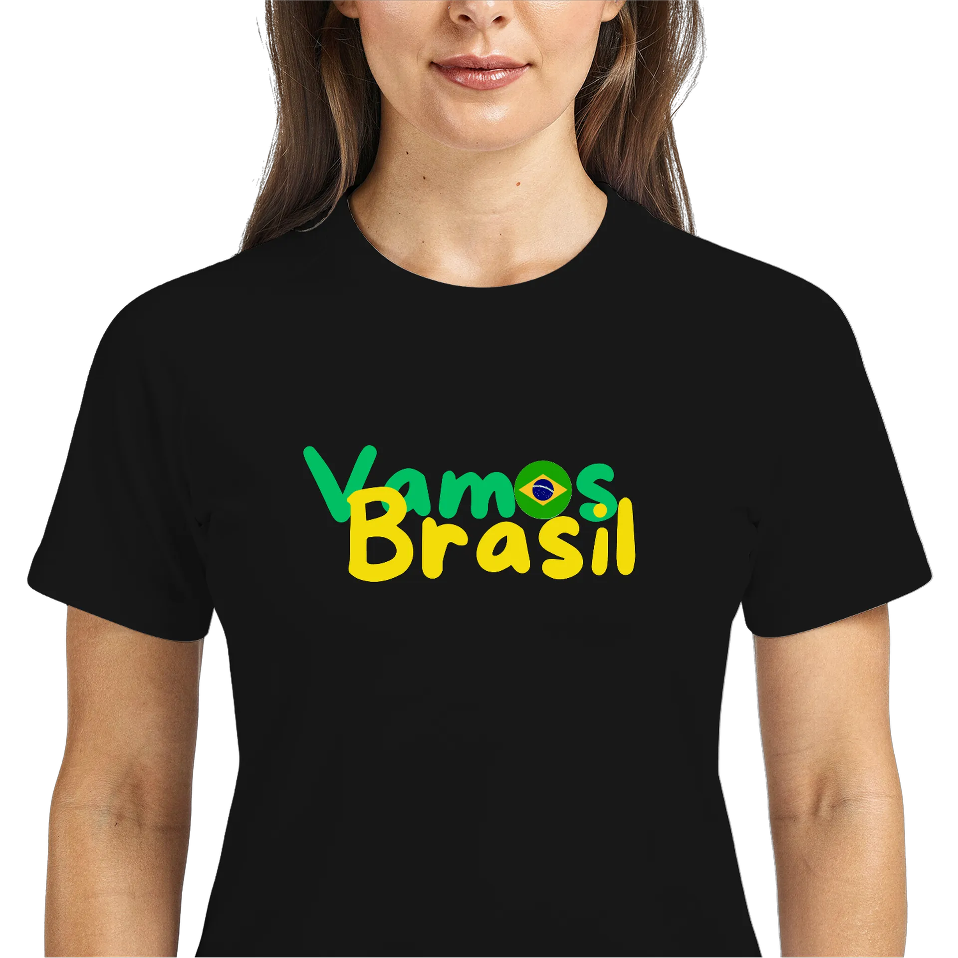 Camiseta DryFit Vamos Brasil - Imagem 3