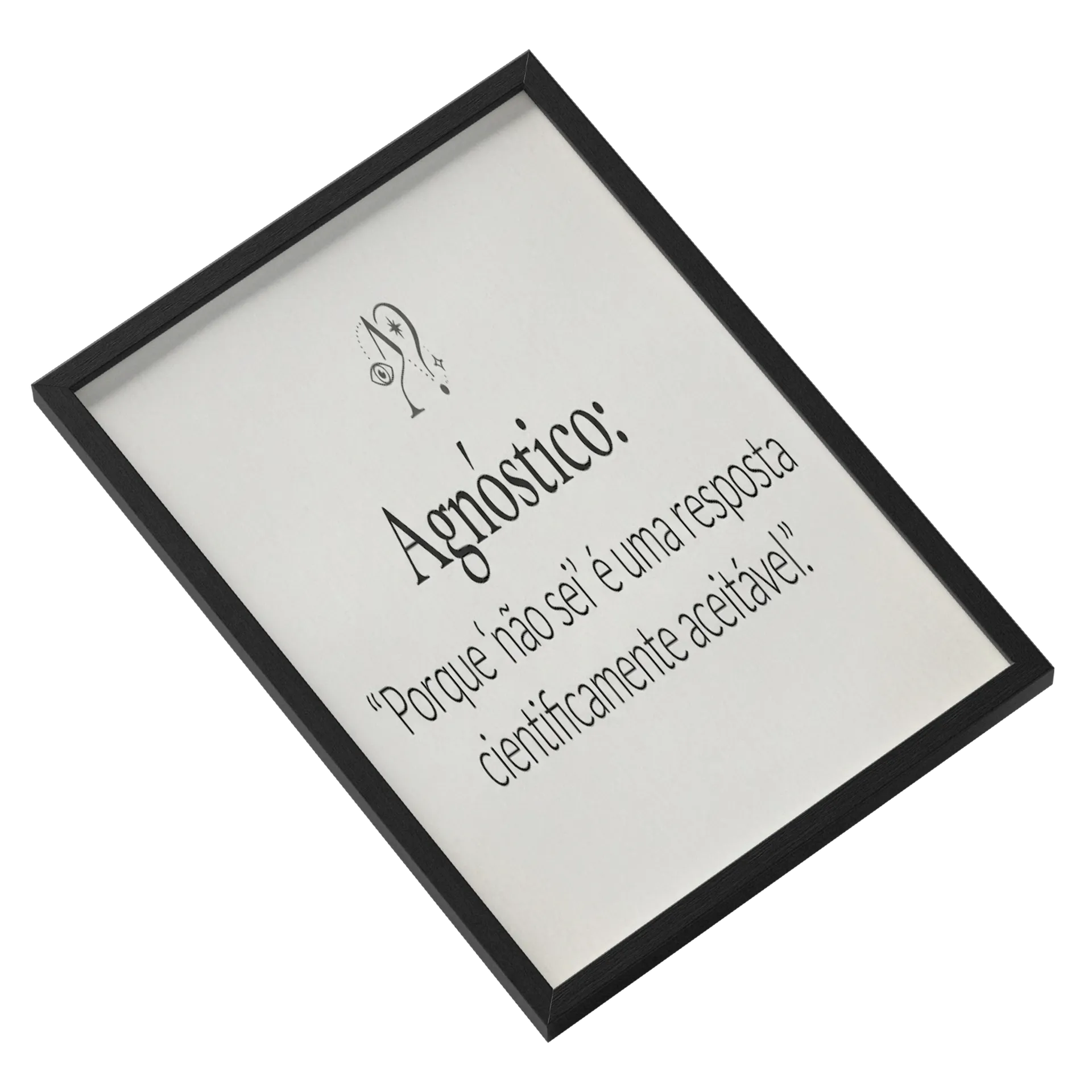 Quadro A3 personalizado agnostico - Imagem 2