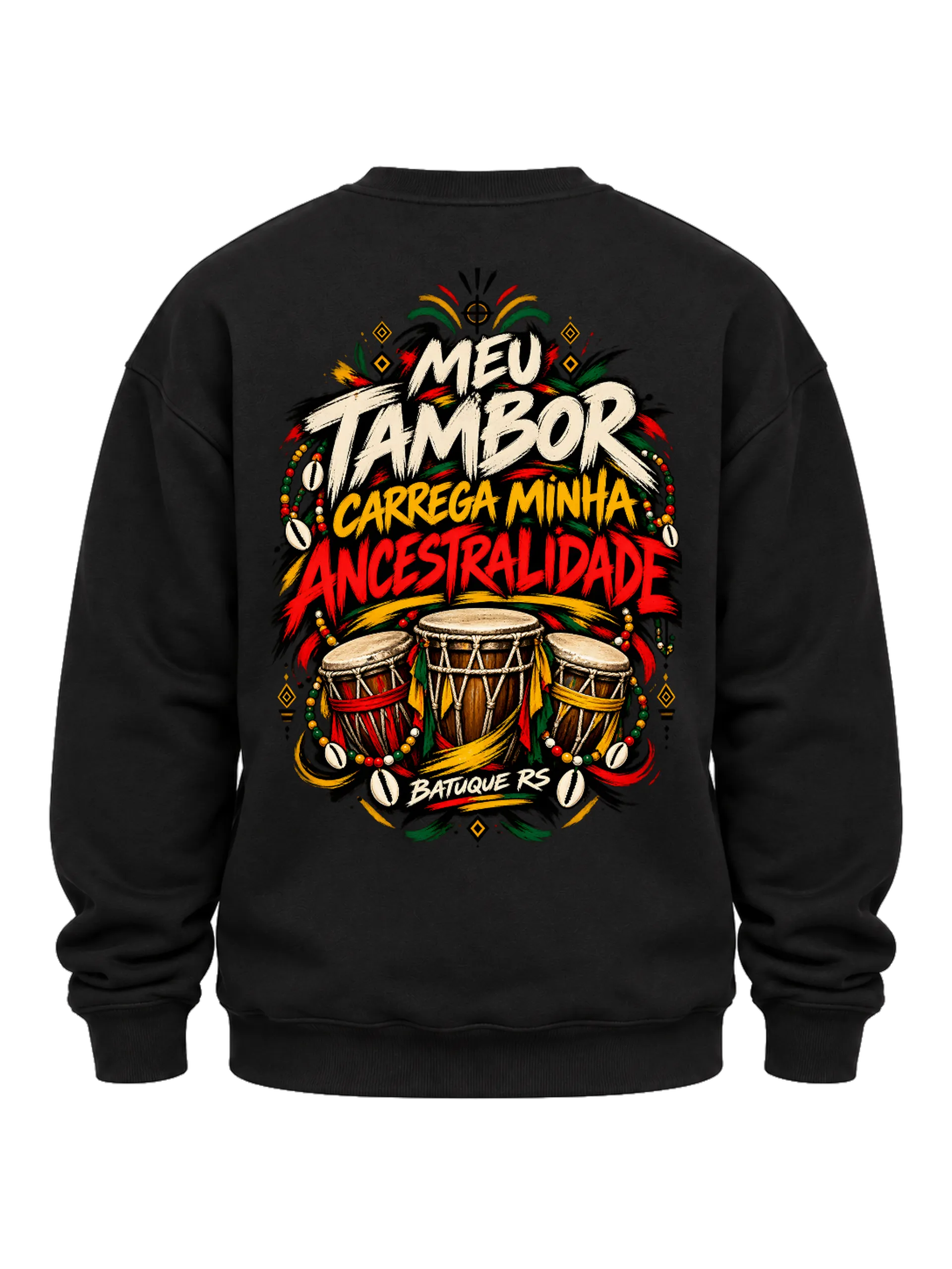 Suéter Moletom Tambores Batuque RS - Imagem 6