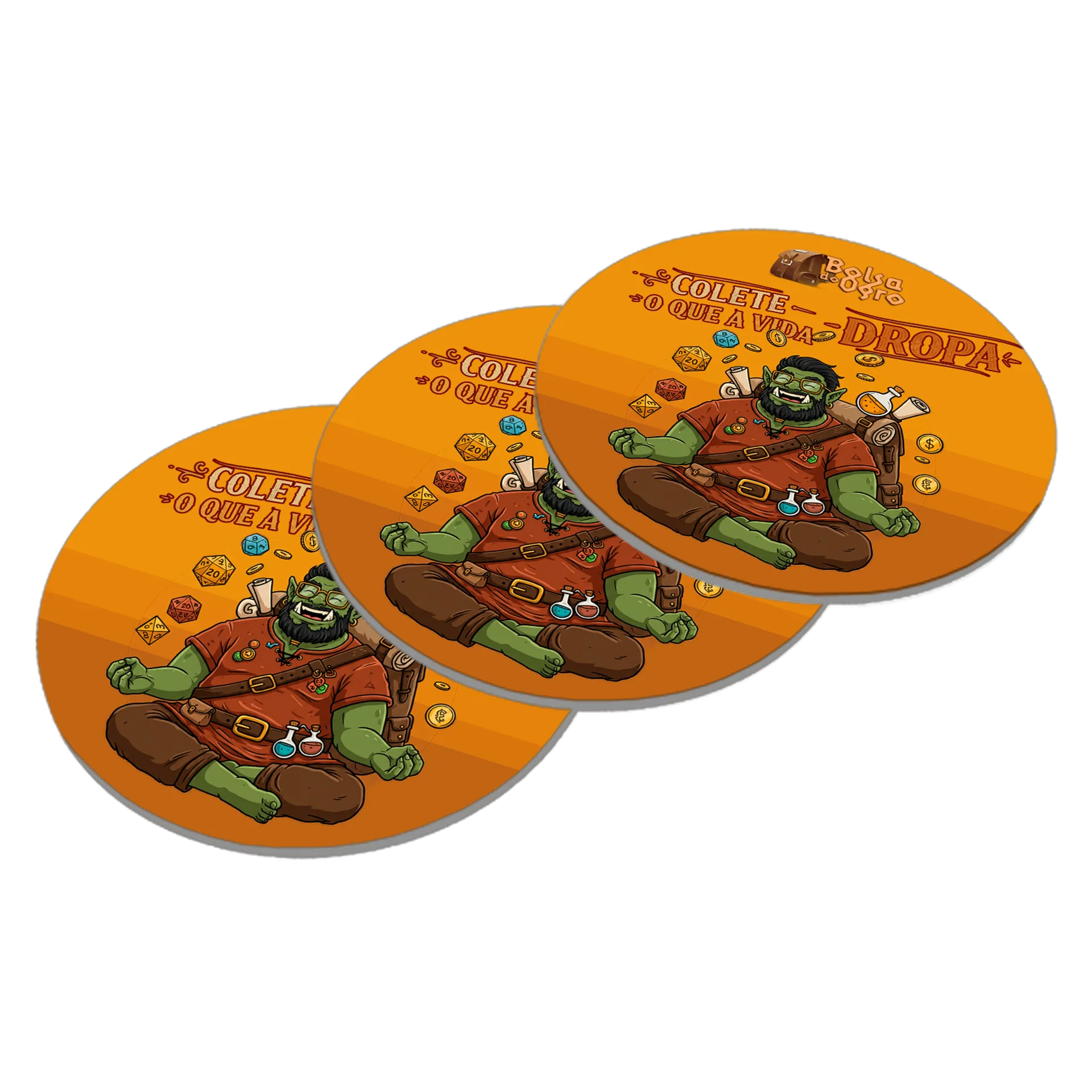 Porta-copos personalizado de BolsaDoOgro
