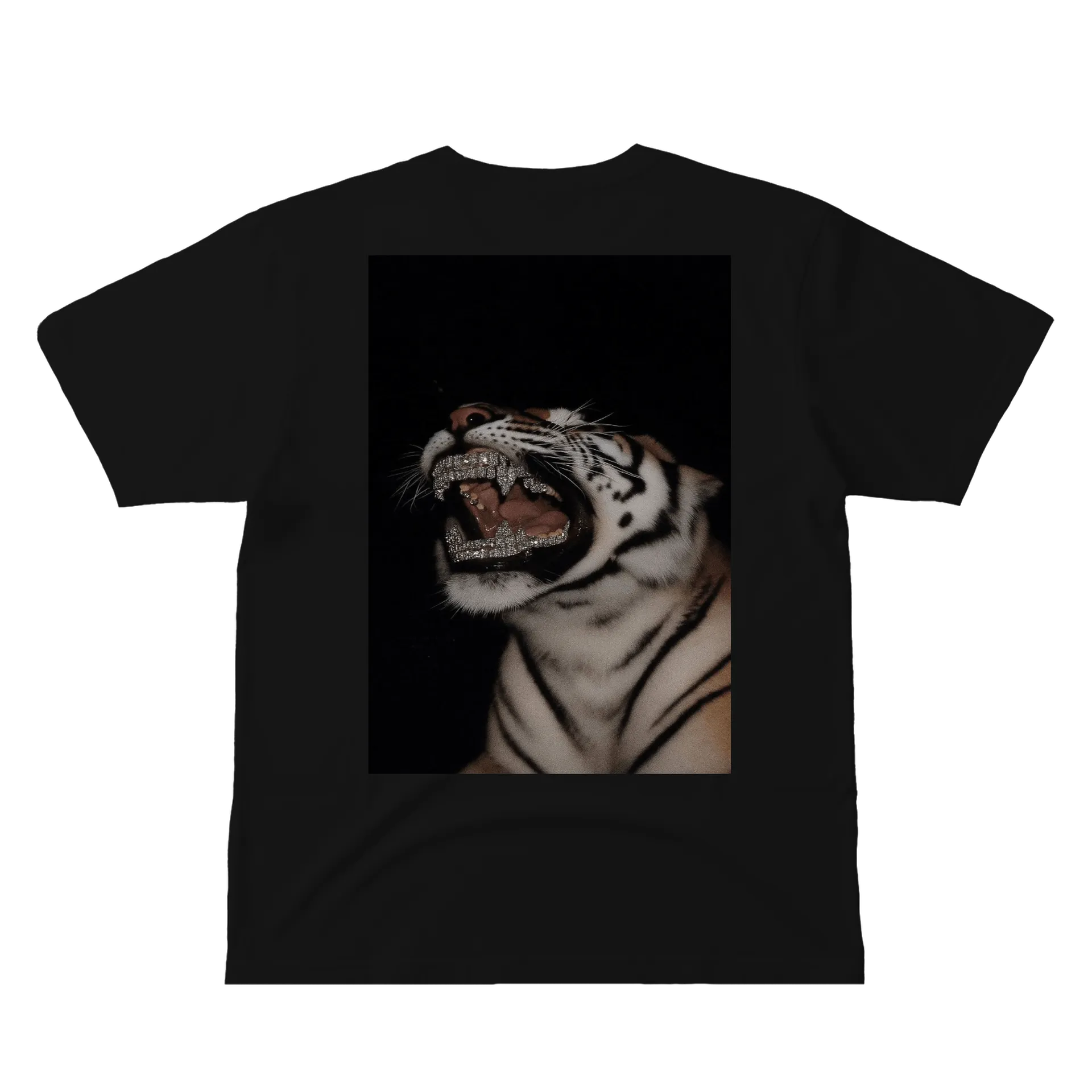 Camiseta Tigre Dente de Ouro 100% Algodão de Sammy
