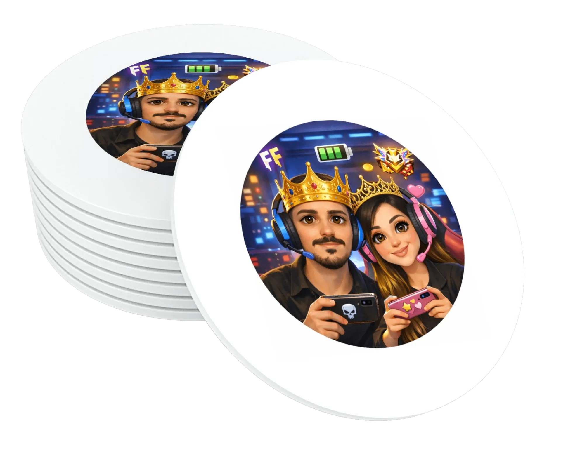 Porta-copos personalizado de lencinajulidaiane