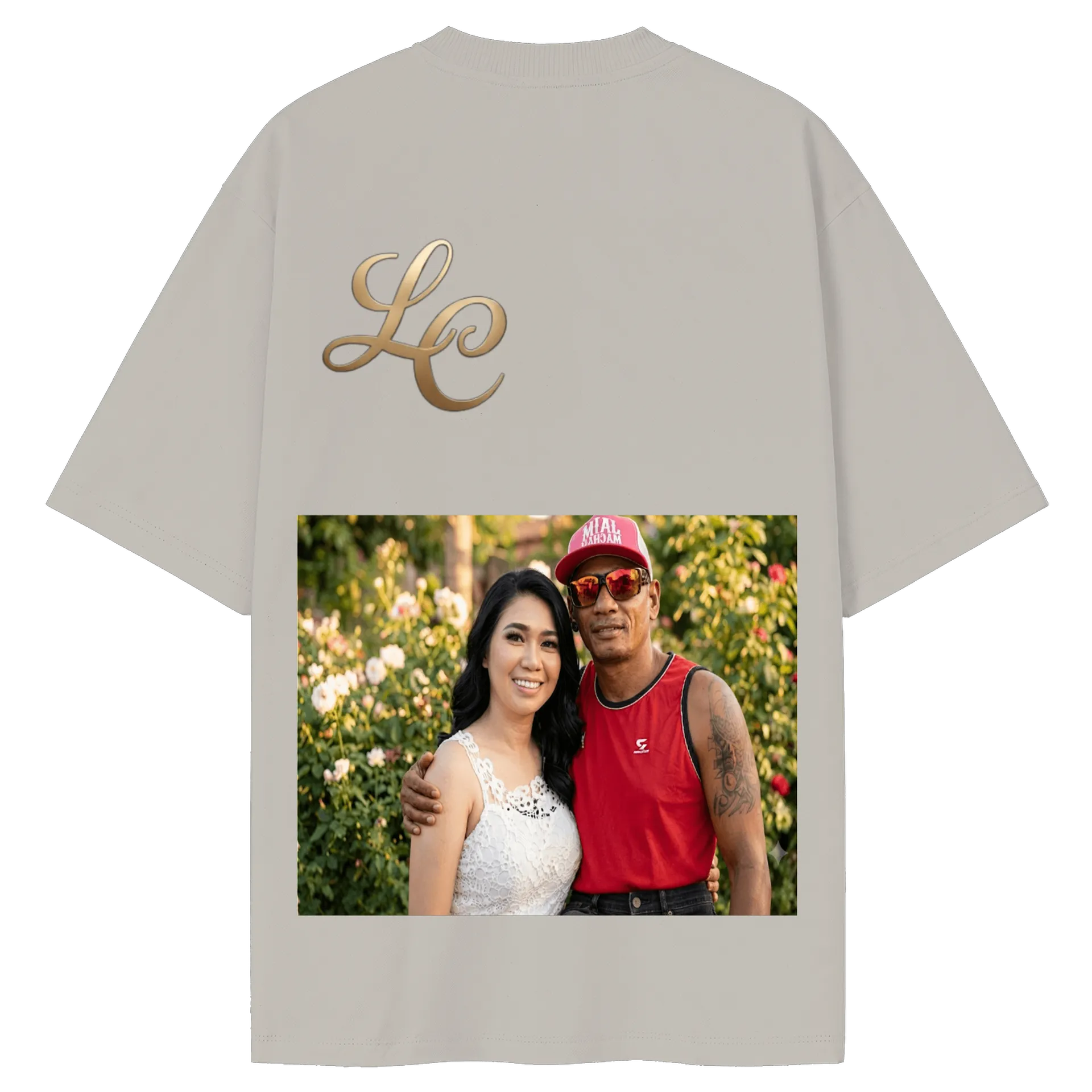 Camiseta Oversized Saara estampa personalizada estilo urbano - Imagem 2