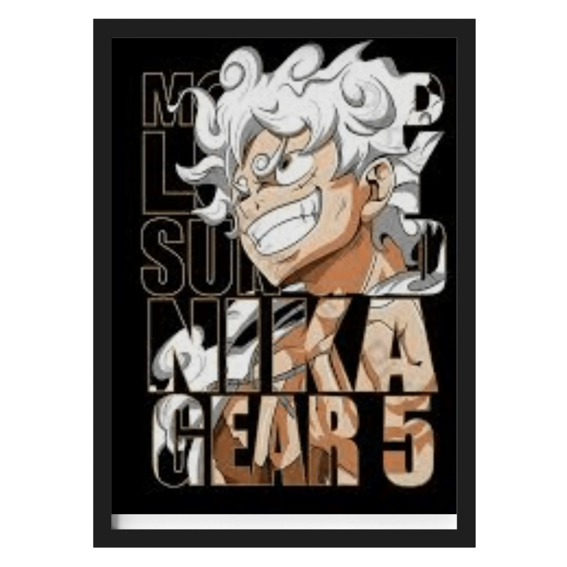 Quadro Personagem Anime Nika Gear 5 A3 - Imagem 1