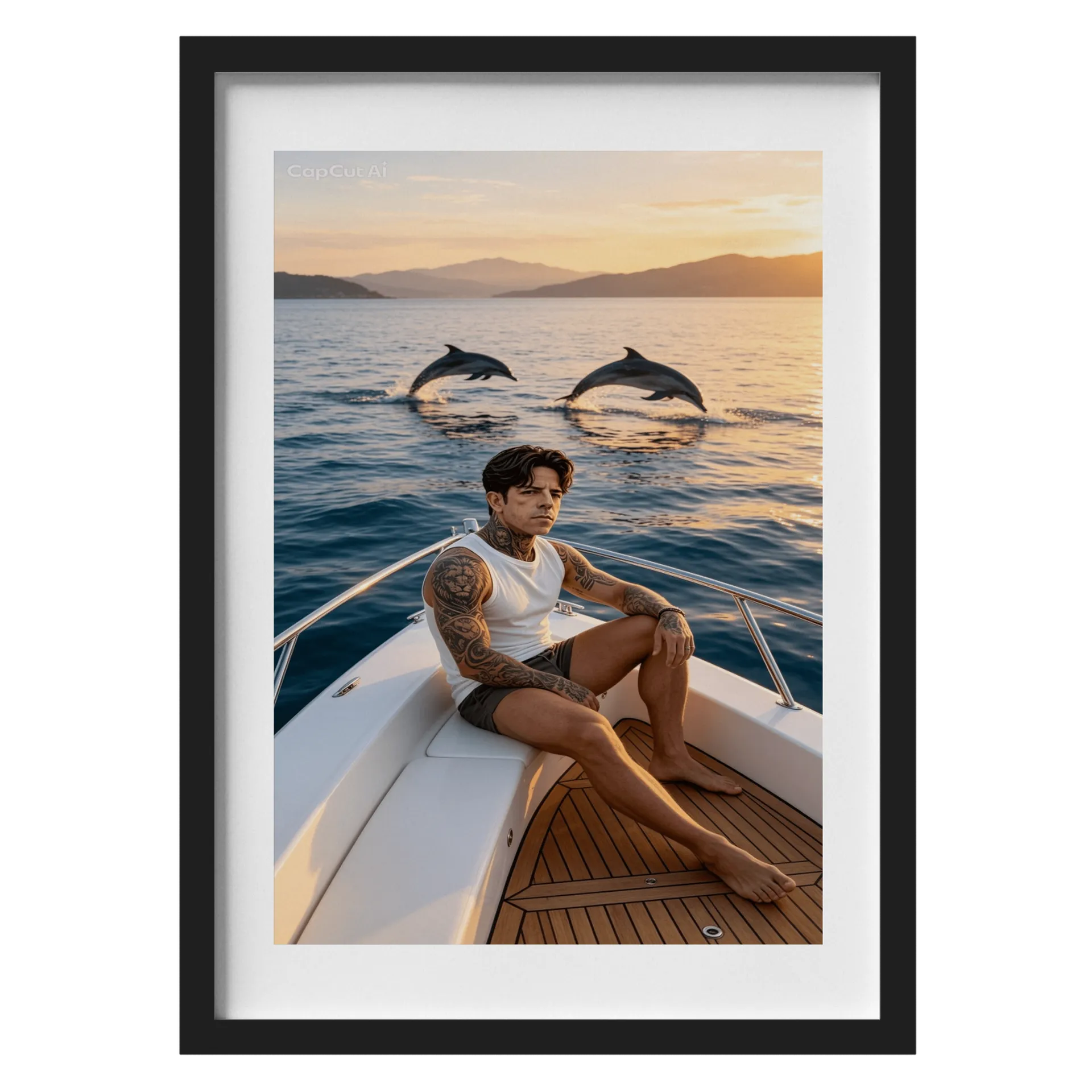 Quadro A3 personalizado Com Vidro de Messias — imagem 1 de 3