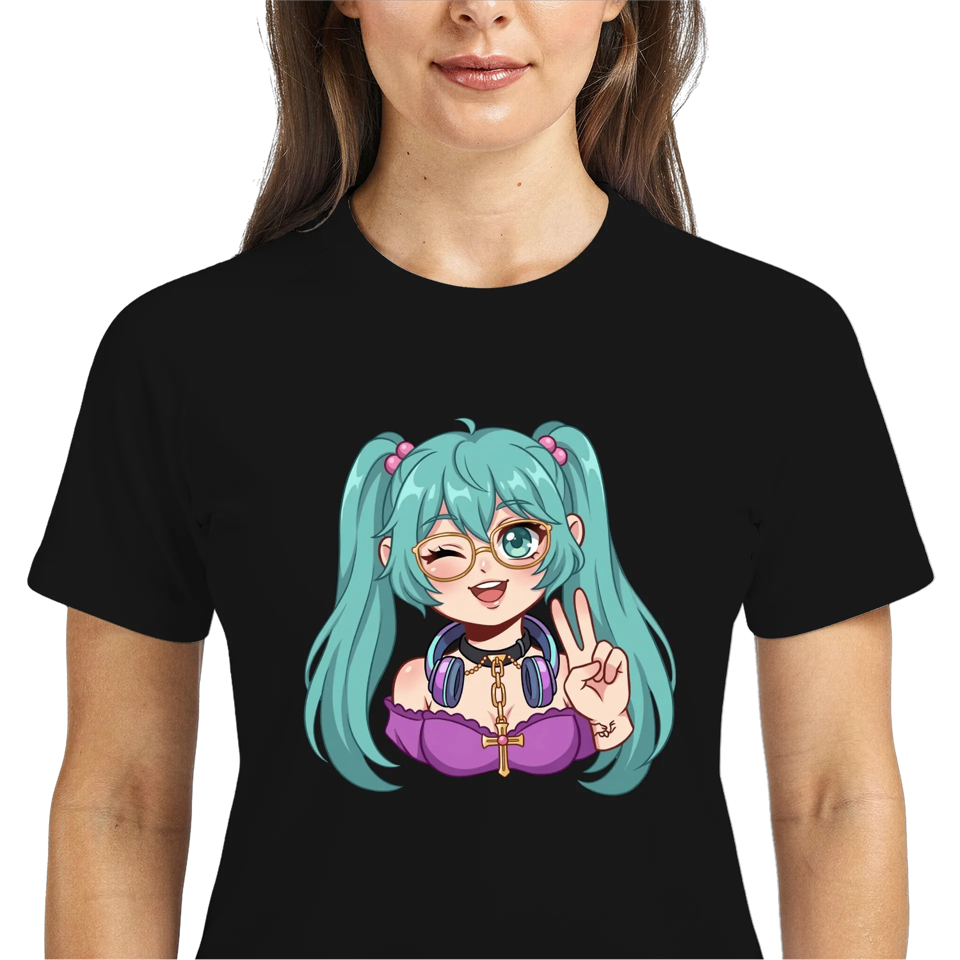 Camiseta Dry Fit MiyuriHatake com Logo Tipográfico de MiyuriHatake — imagem 3 de 6